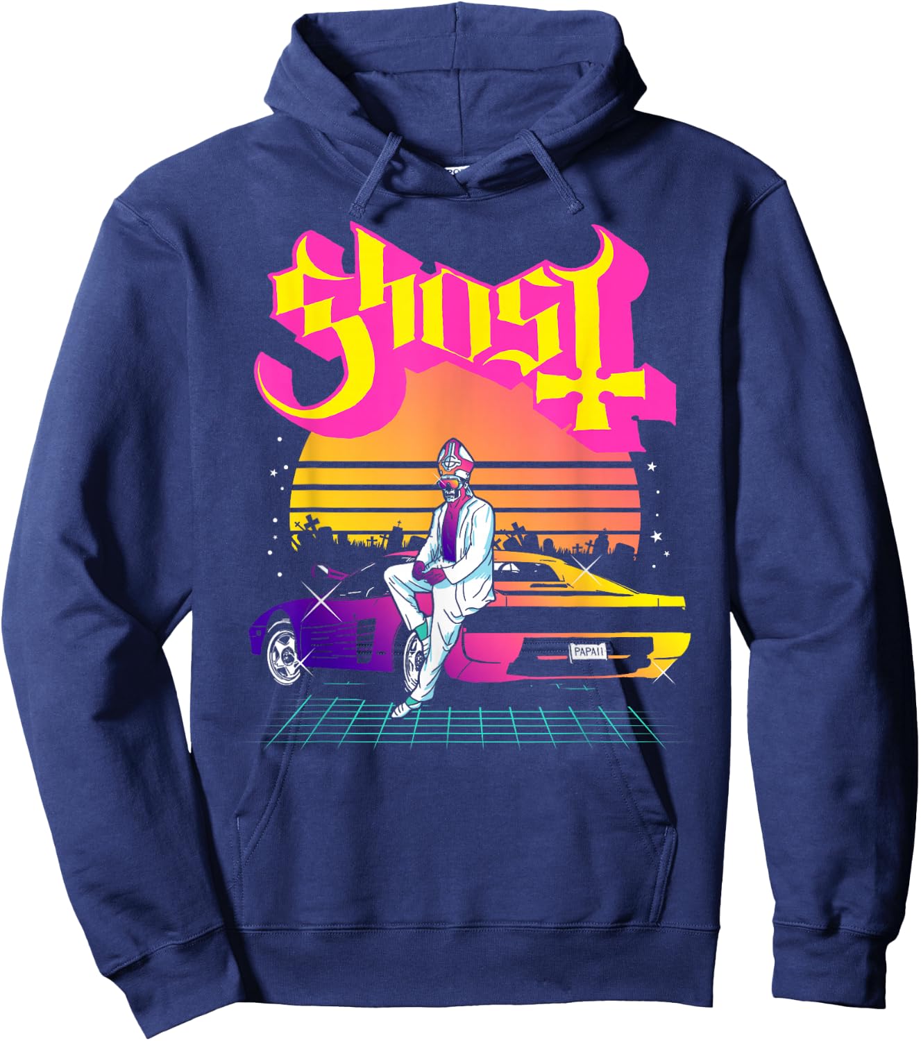 Ghost – Papa 2 Vice Hoodie - Hoodie | Navy