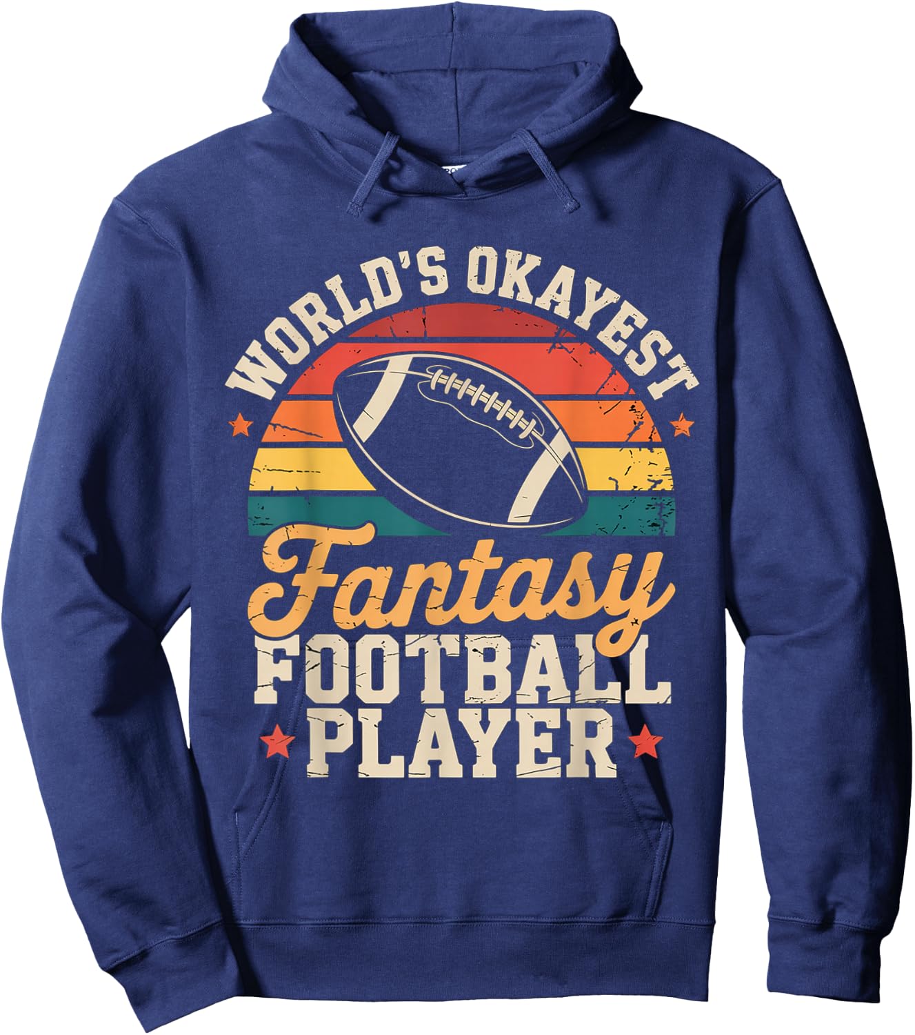 Funny Fantasy Football Player Outfit - Fantasy Football Hoodie - Hoodie | Navy