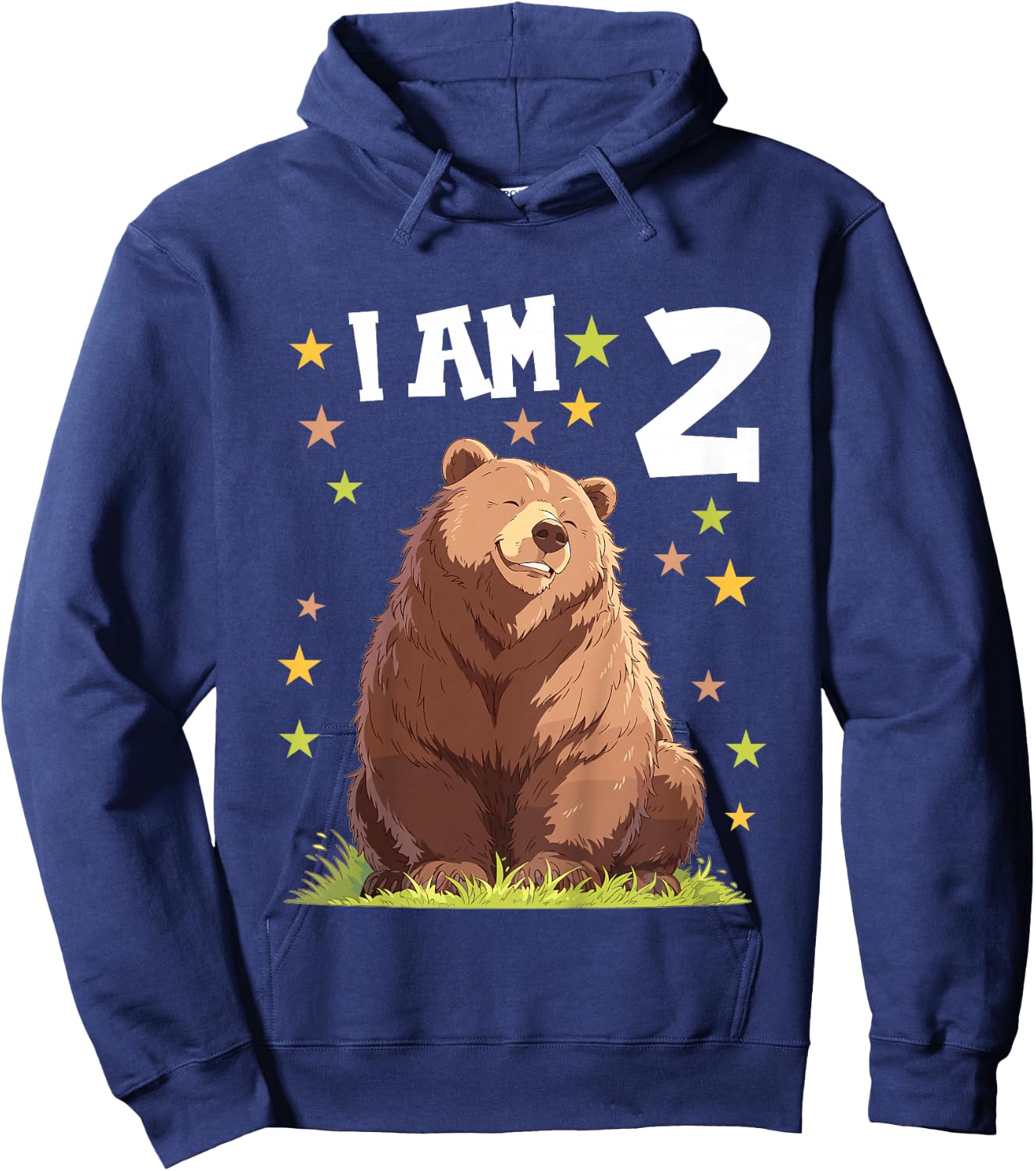 2 Years old 2 birthday Bears Boy Girl Bear Hoodie - Hoodie | Navy