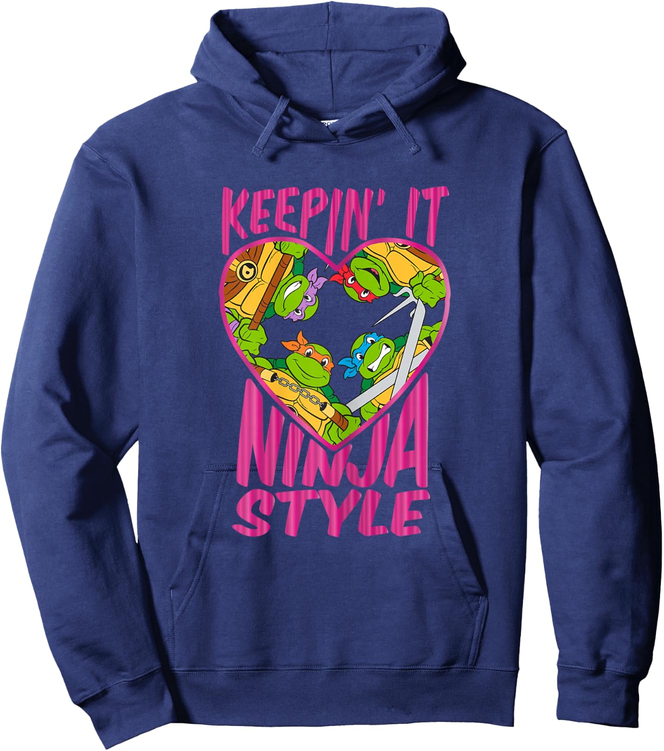 Teenage Mutant Ninja Turtles Keepin' It Ninja Style Hoodie - Hoodie | Navy