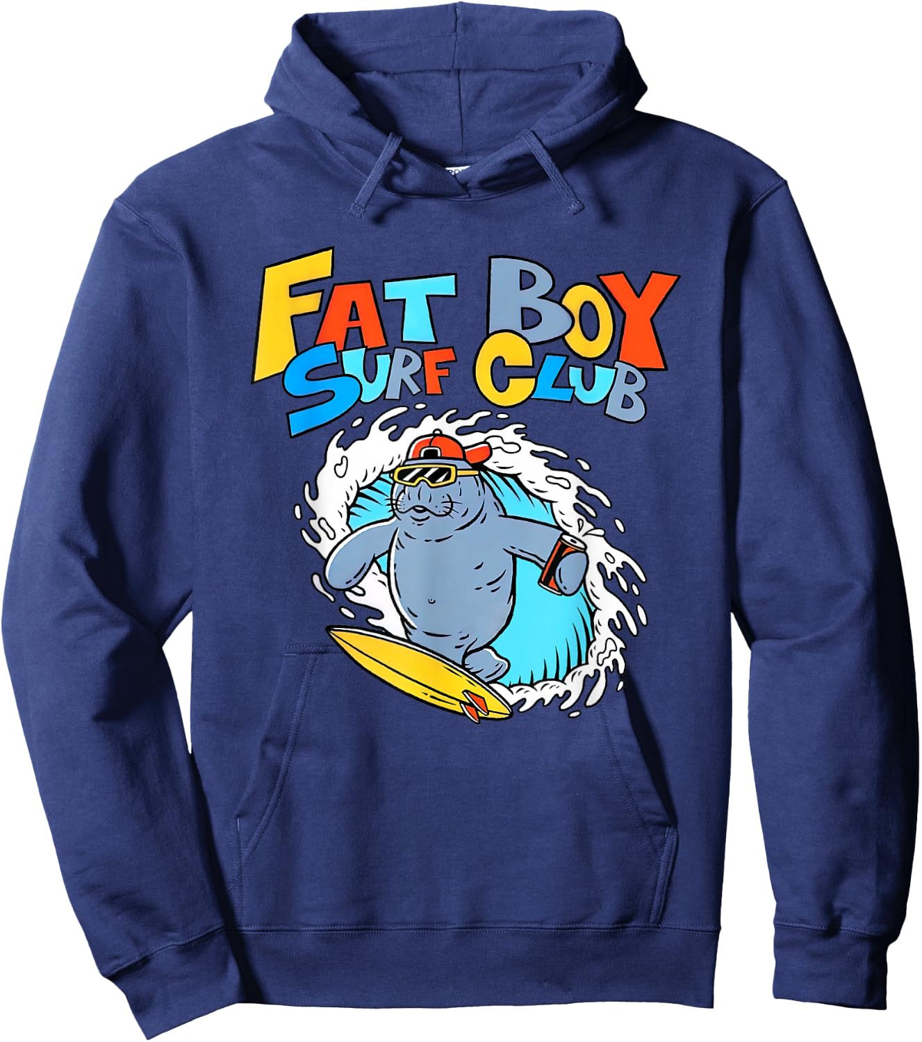 Fat Boy Surf Club Hoodie - Hoodie | Navy