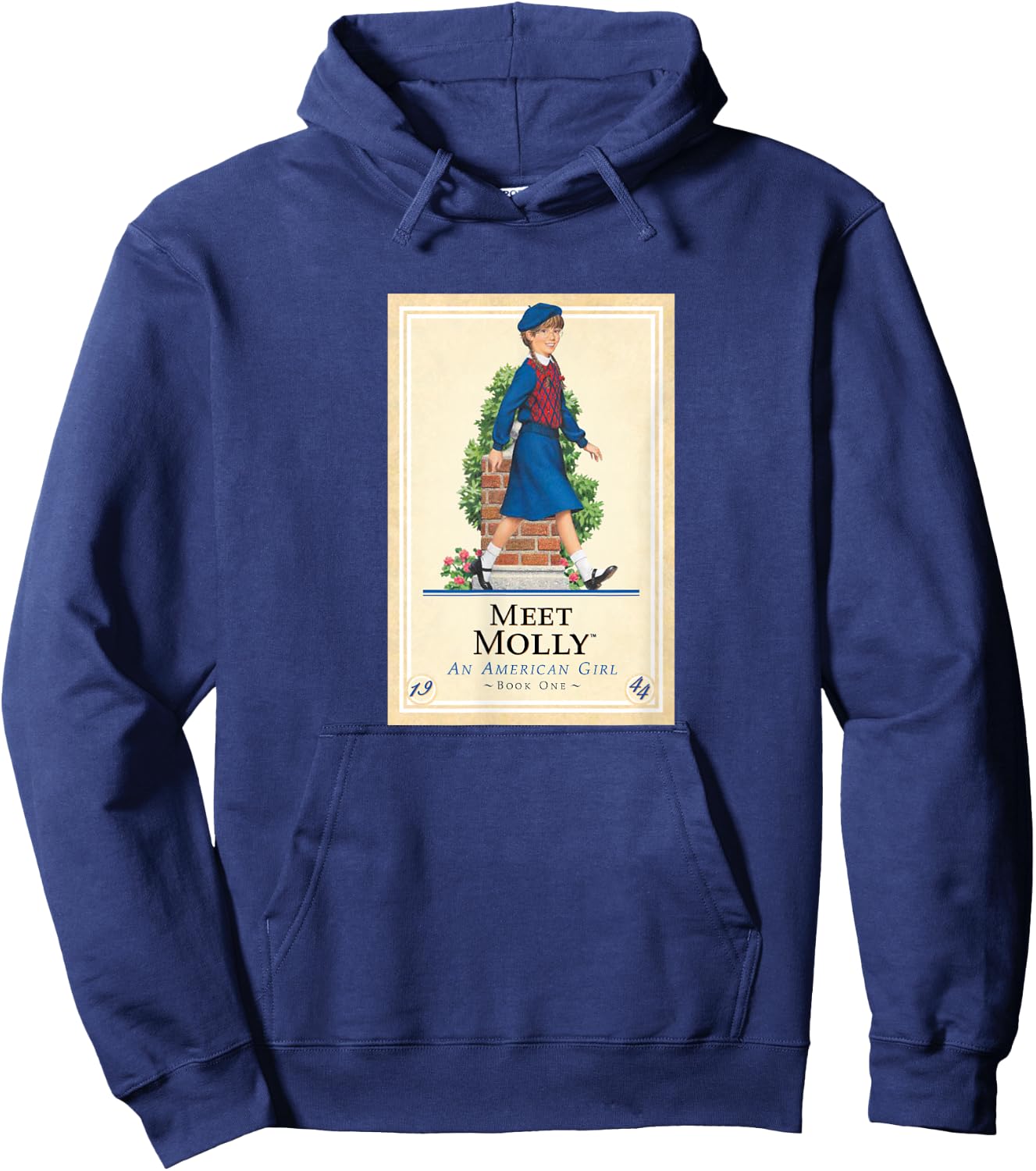 American Girl - Meet Molly Book Cover Hoodie - Hoodie | Navy