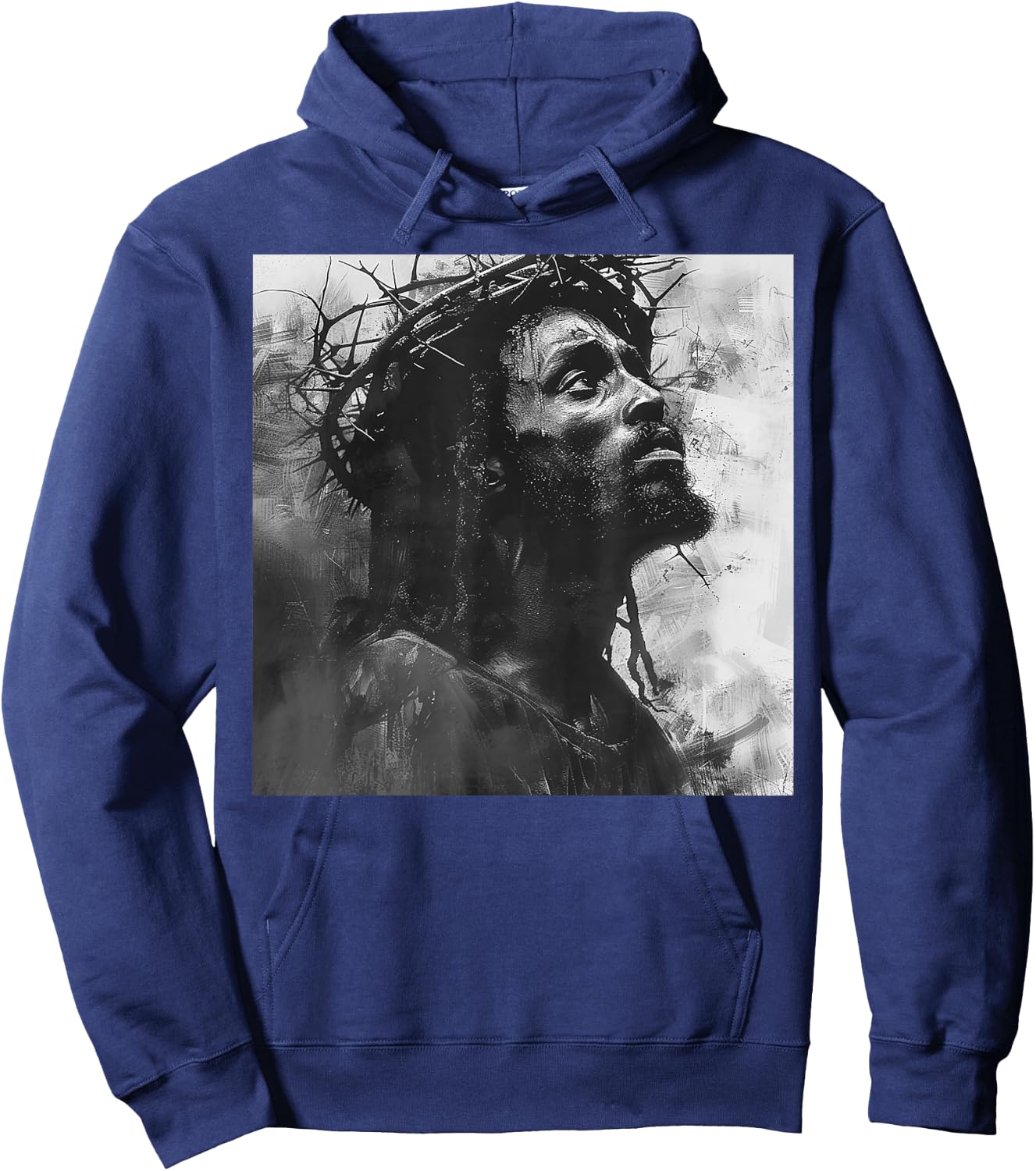 Black Jesus, Christianity, Church, Christ, Jesus Hoodie - Hoodie | Navy