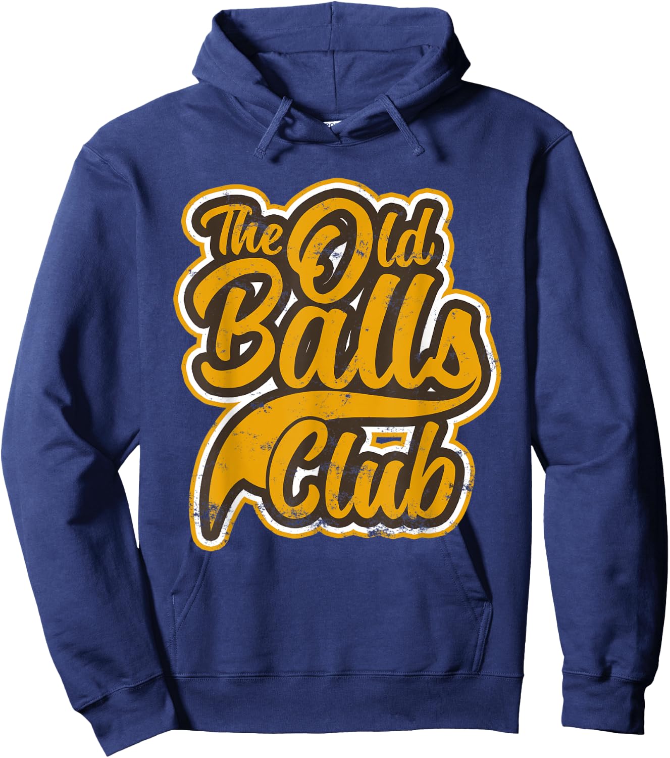 Vintage Awesome Old Balls Club Funny Birthday Gifts Hoodie - Hoodie | Navy