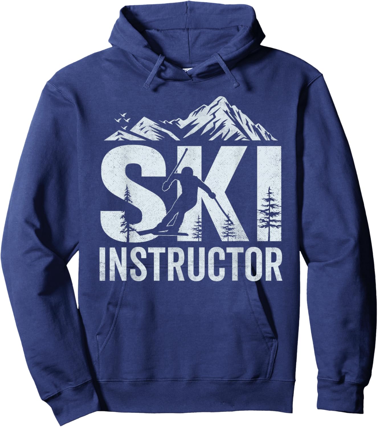 Ski instructor, ski teacher, professional skier Hoodie - Hoodie | Navy
