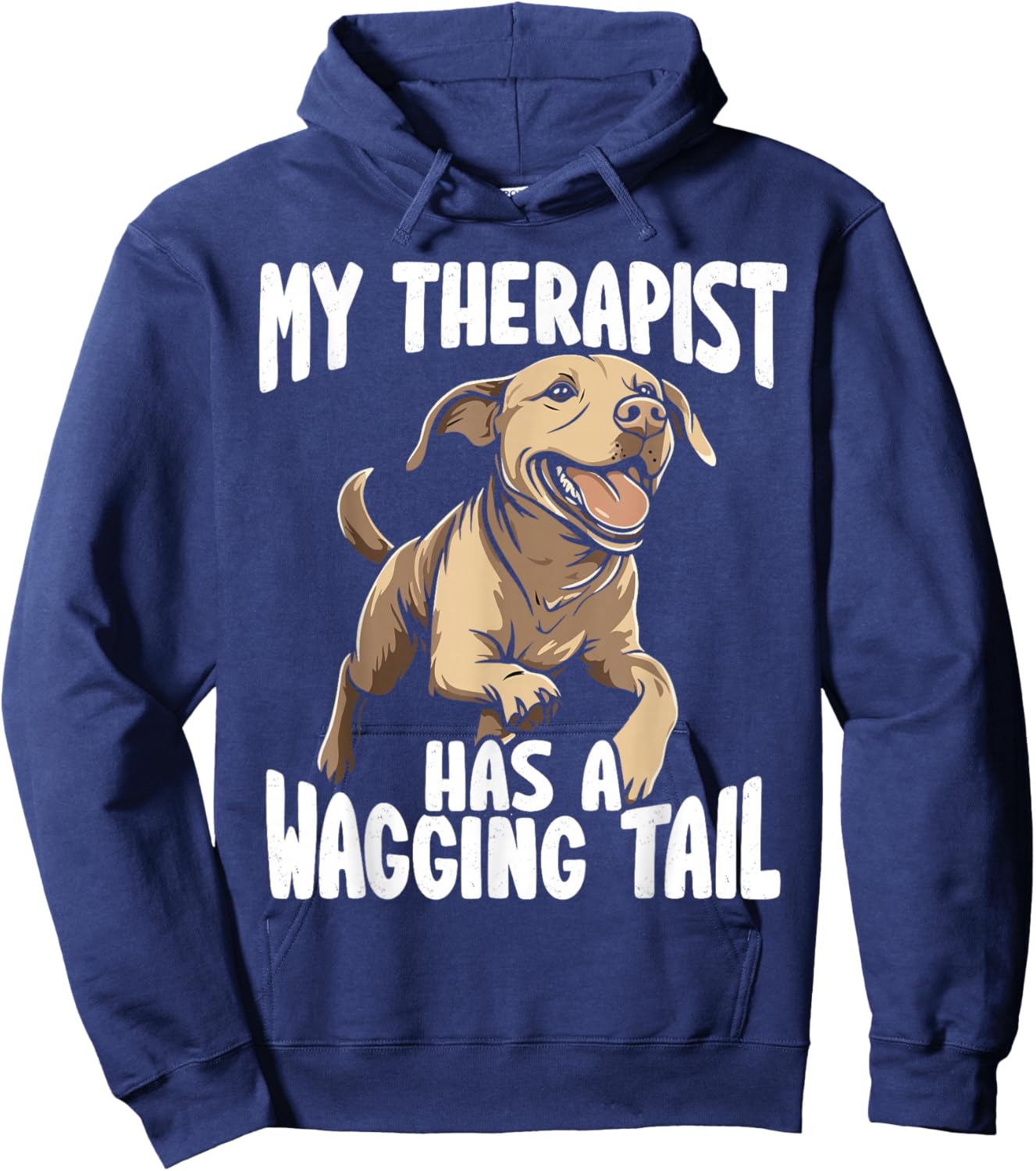 Labrador Design Therapy Service Dog Hoodie - Hoodie | Navy