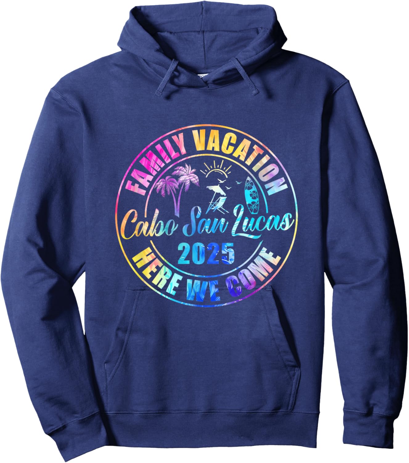 Cabo San Lucas Mexico Souvenir Family Vacation 2025 Hoodie - Hoodie | Navy