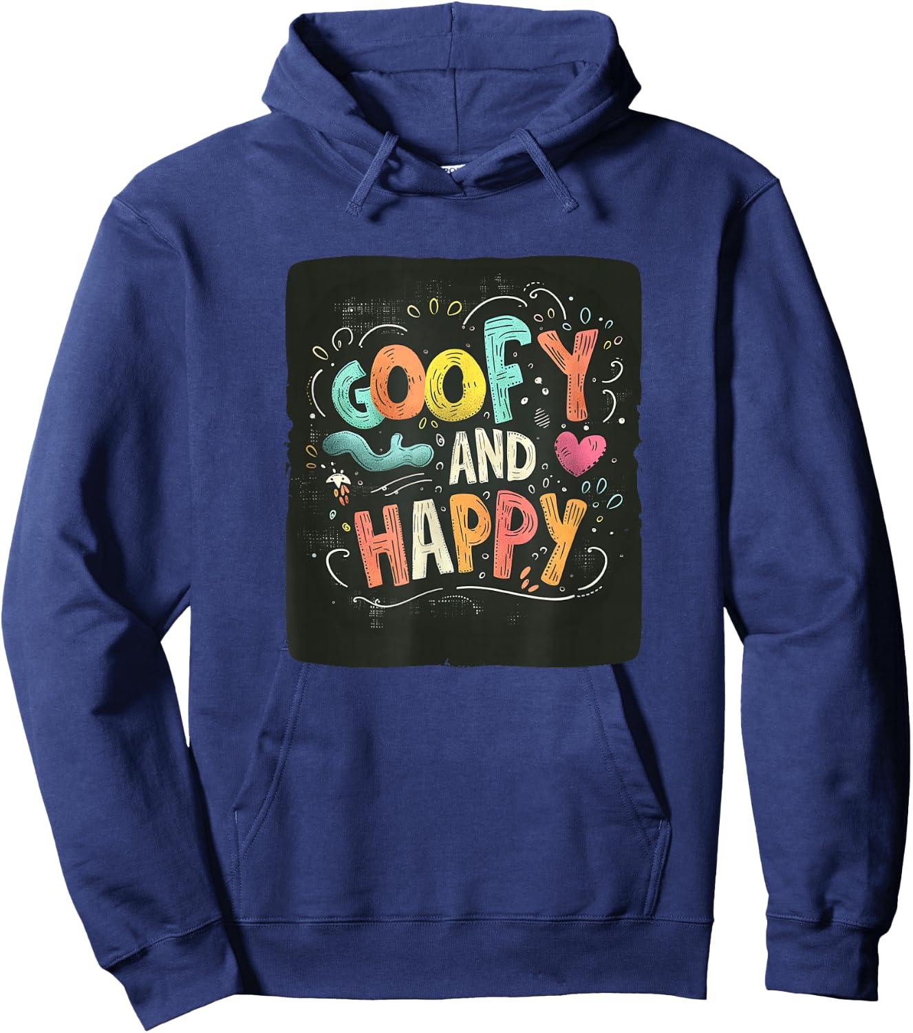 Cool Goofy and Happy Speech Costume for Adults and Kids Hoodie - Hoodie | Navy