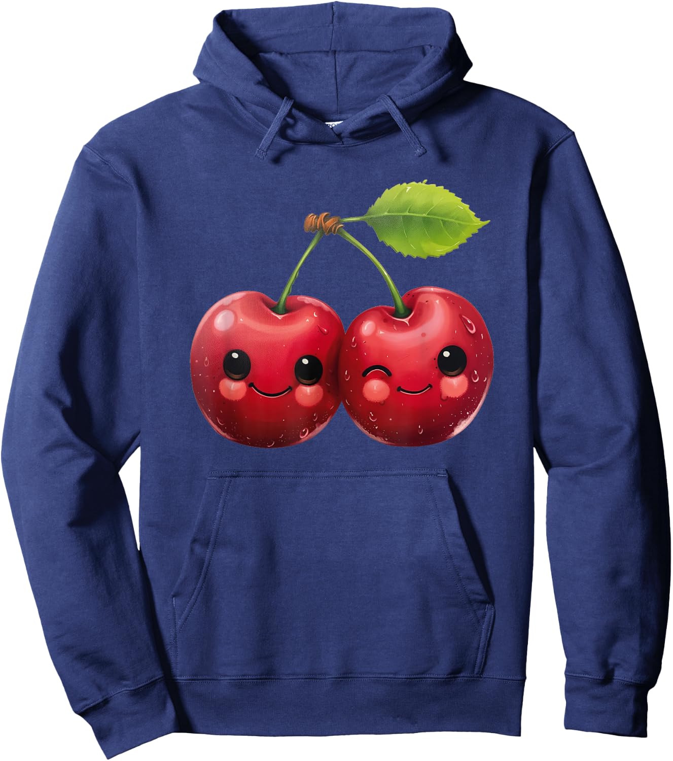 Funny Cherries Cherry Hoodie - Hoodie | Navy