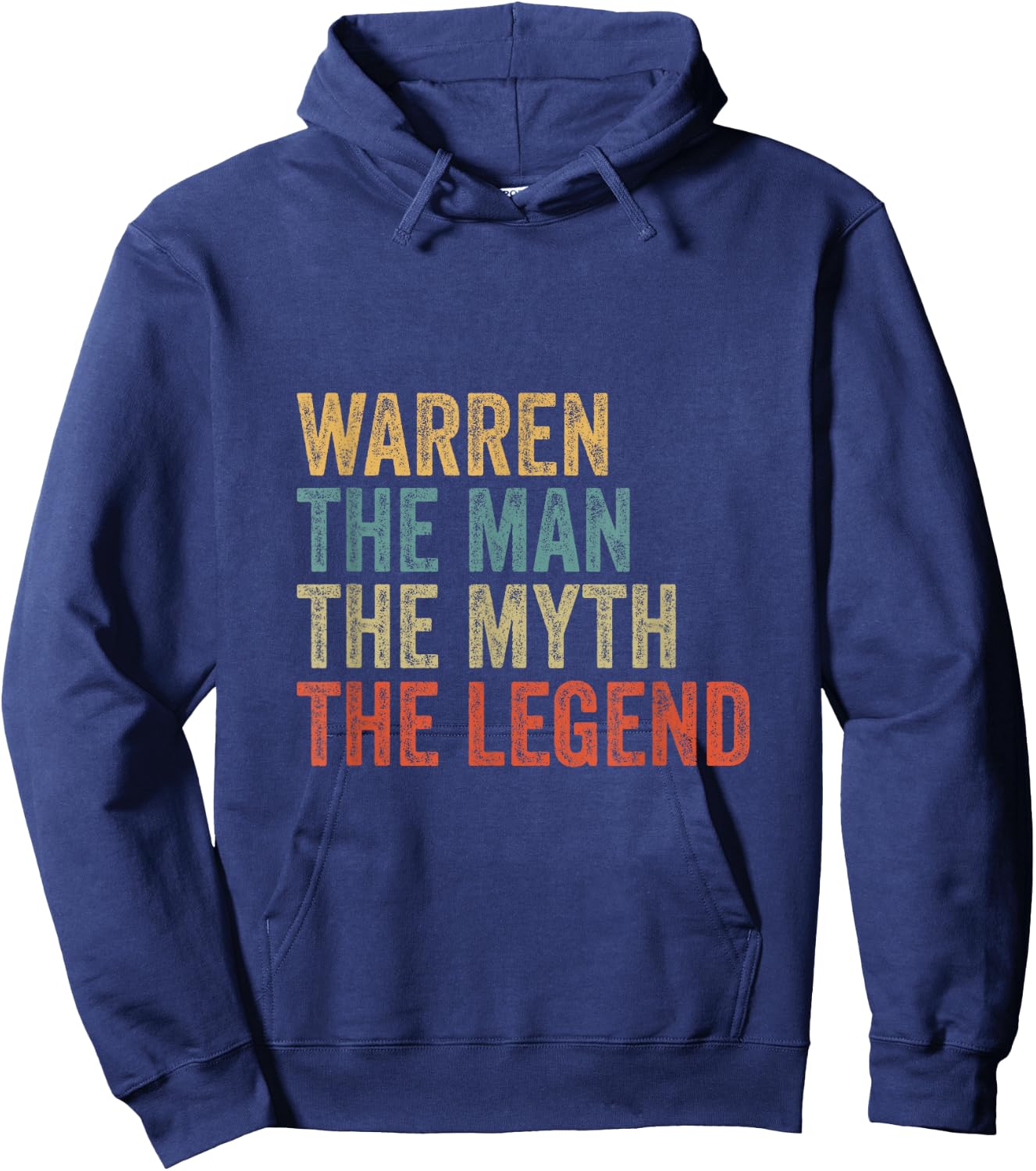 Warren The Man The Myth The Legend Hoodie - Hoodie | Navy