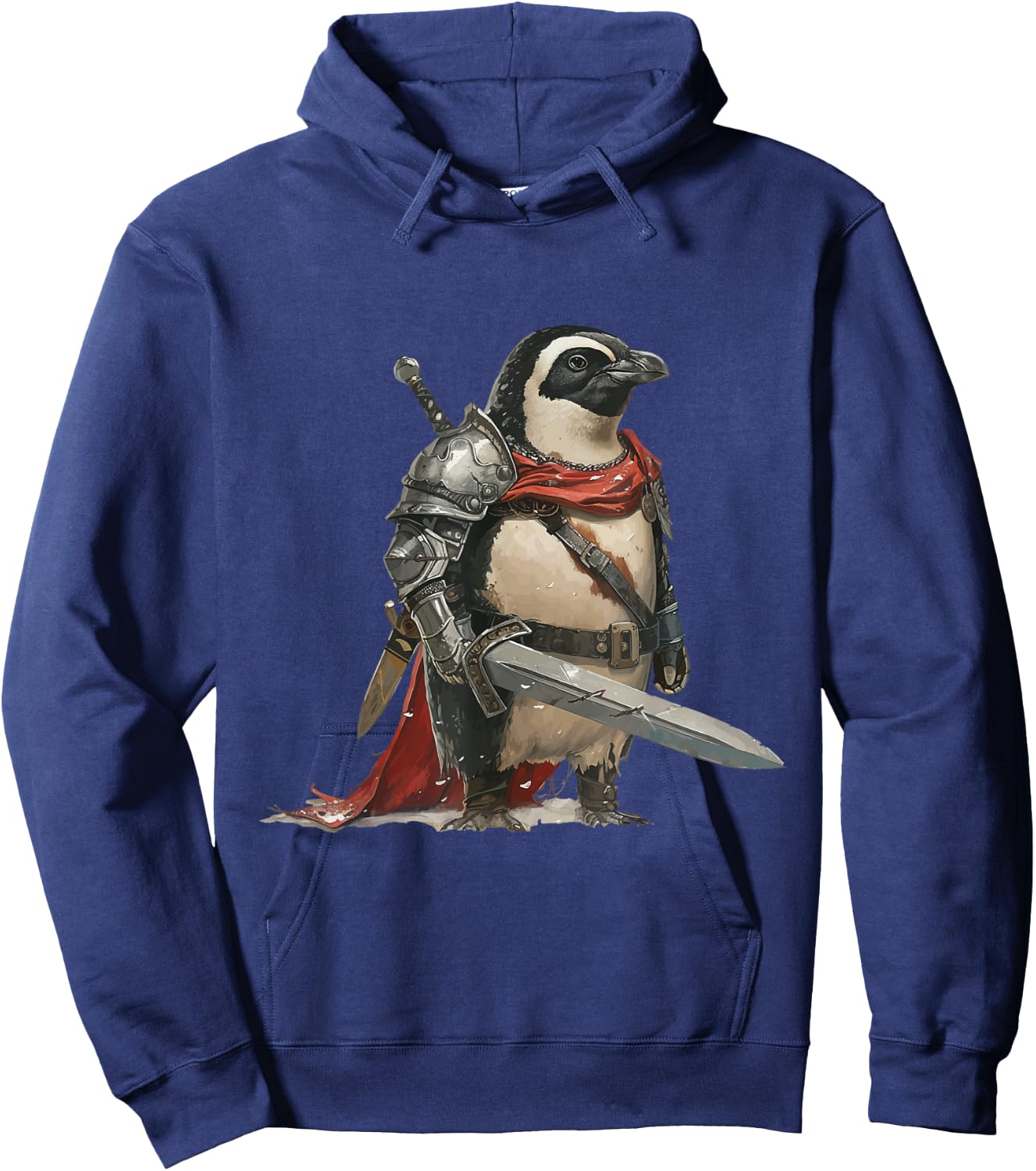 Penguin Knight Middle Age Hoodie - Hoodie | Navy