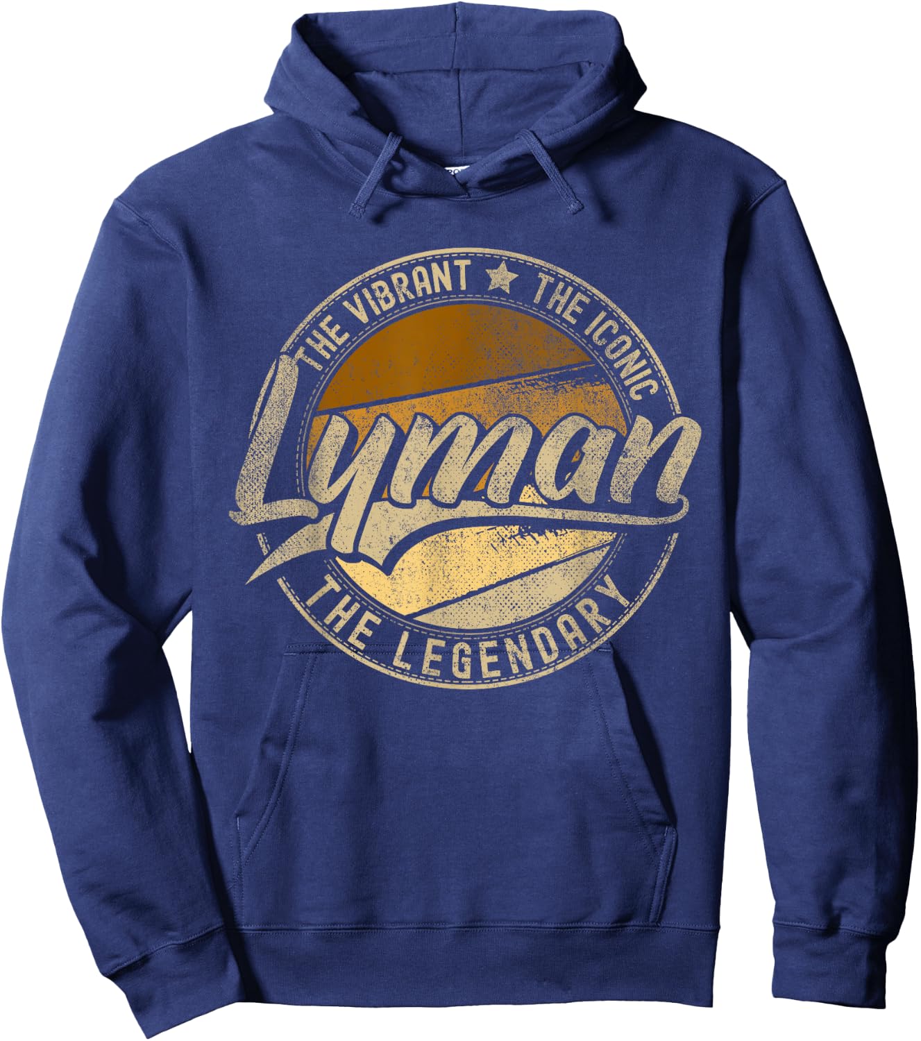 Lyman SC | South Carolina | Vintage Distressed Hoodie - Hoodie | Navy