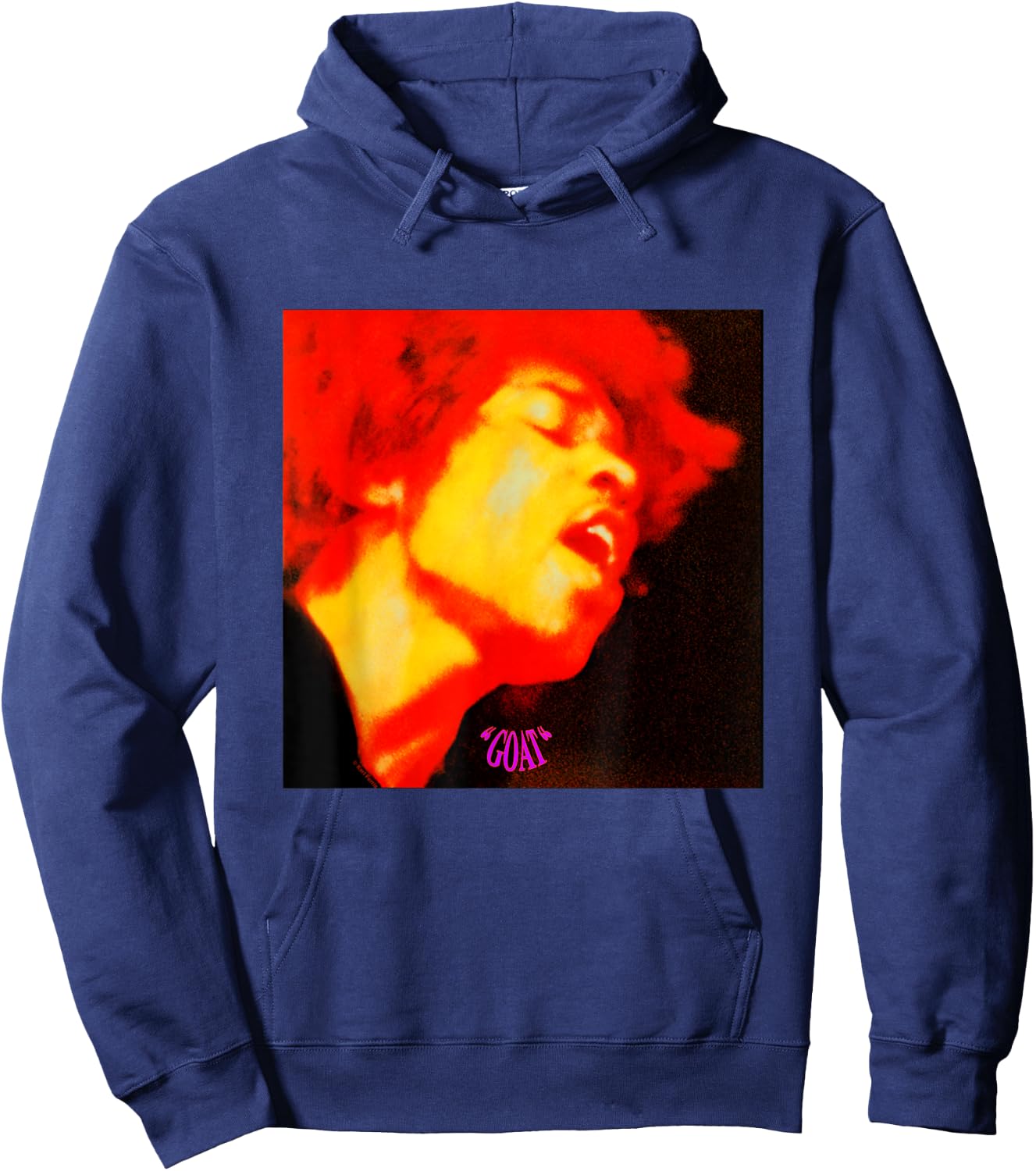 Karl Ferris Jimi Hendrix Electric Ladyland Cover Art GOAT Hoodie - Hoodie | Navy