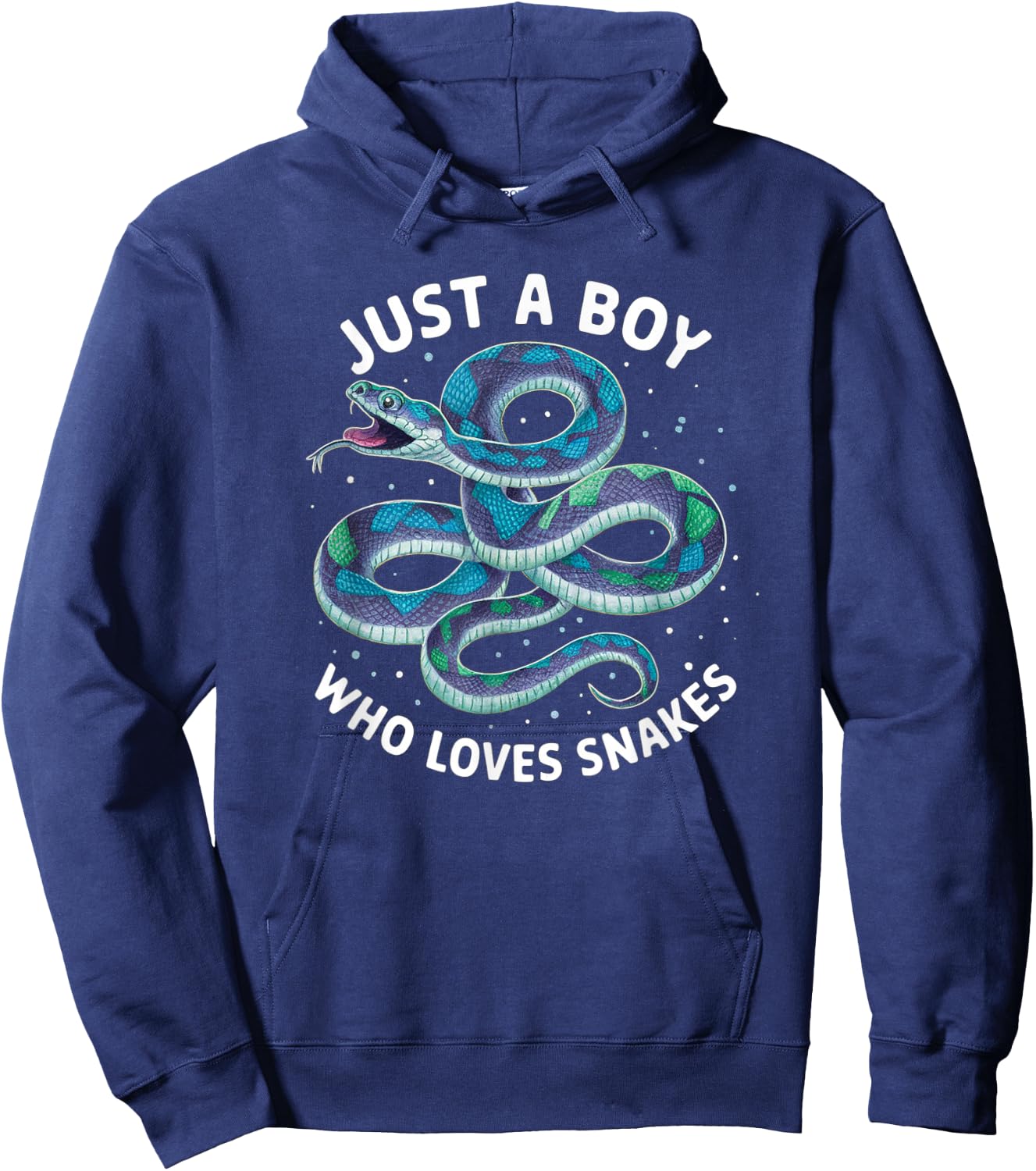 Just a Boy Who Loves Snakes Hoodie - Hoodie | Navy