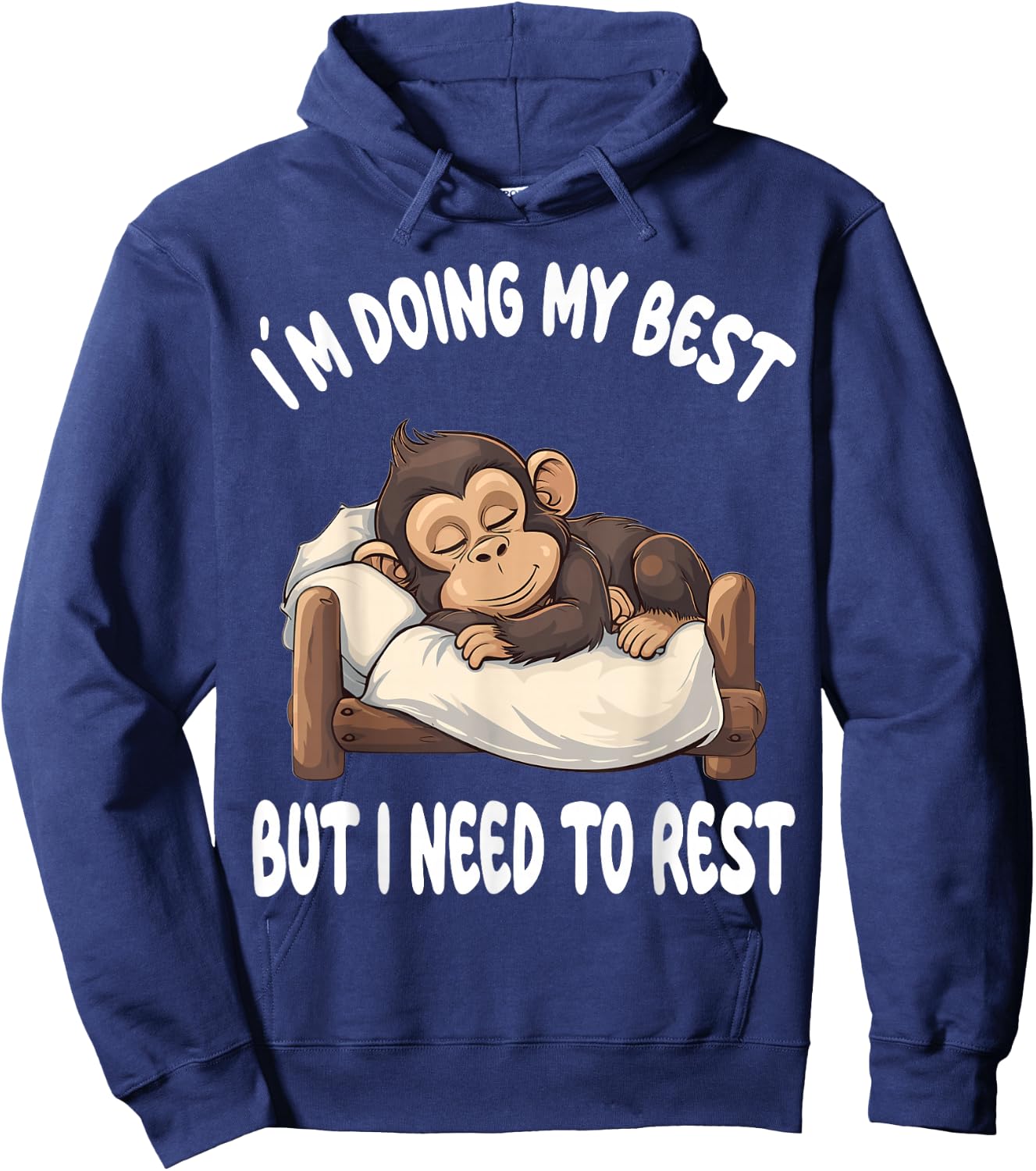 Monkey Ape Official Sleepshirt Pajamas Nightgown Hoodie - Hoodie | Navy