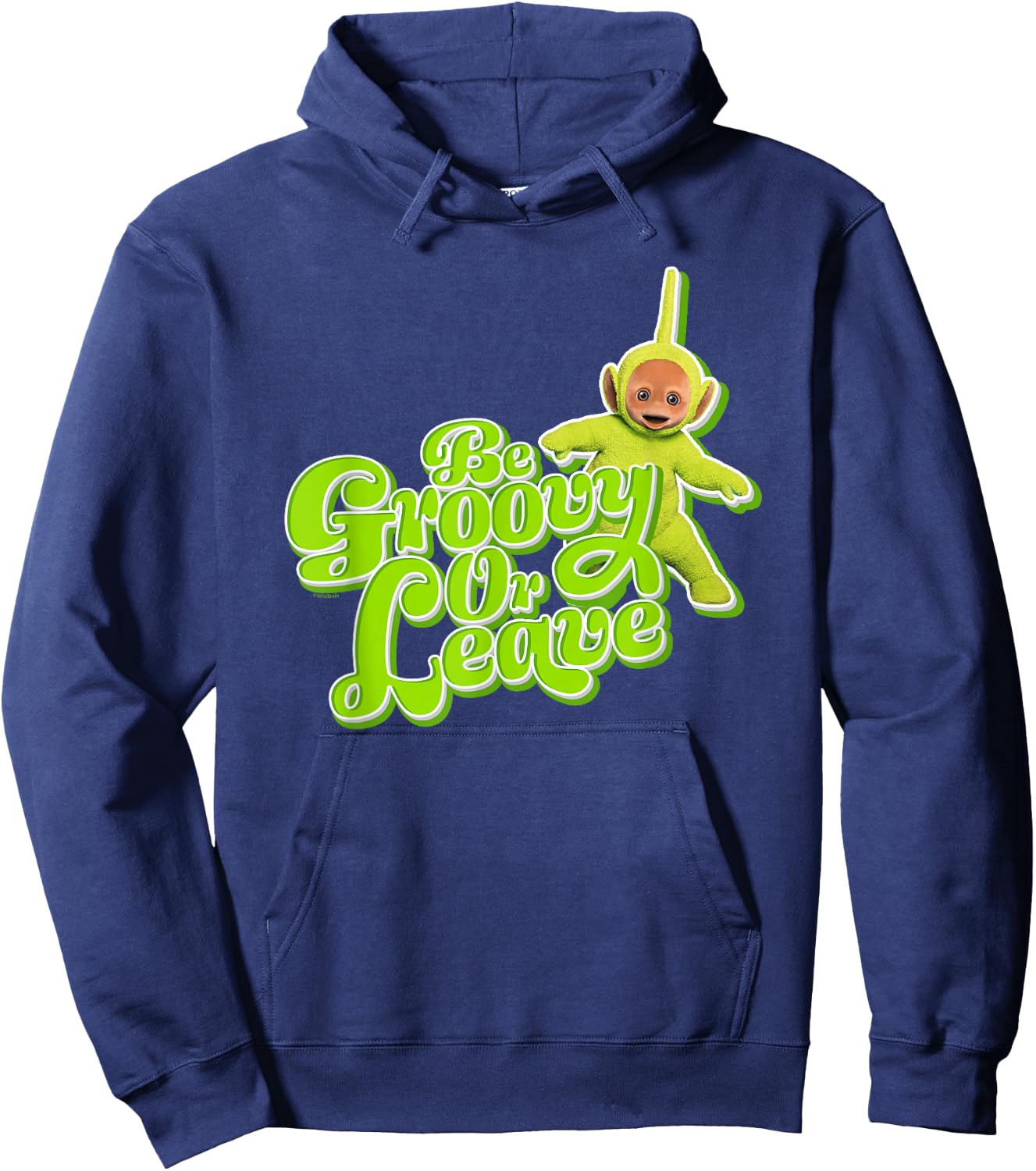 Teletubbies Be Groovy Or Leave Dipsy Hoodie - Hoodie | Navy