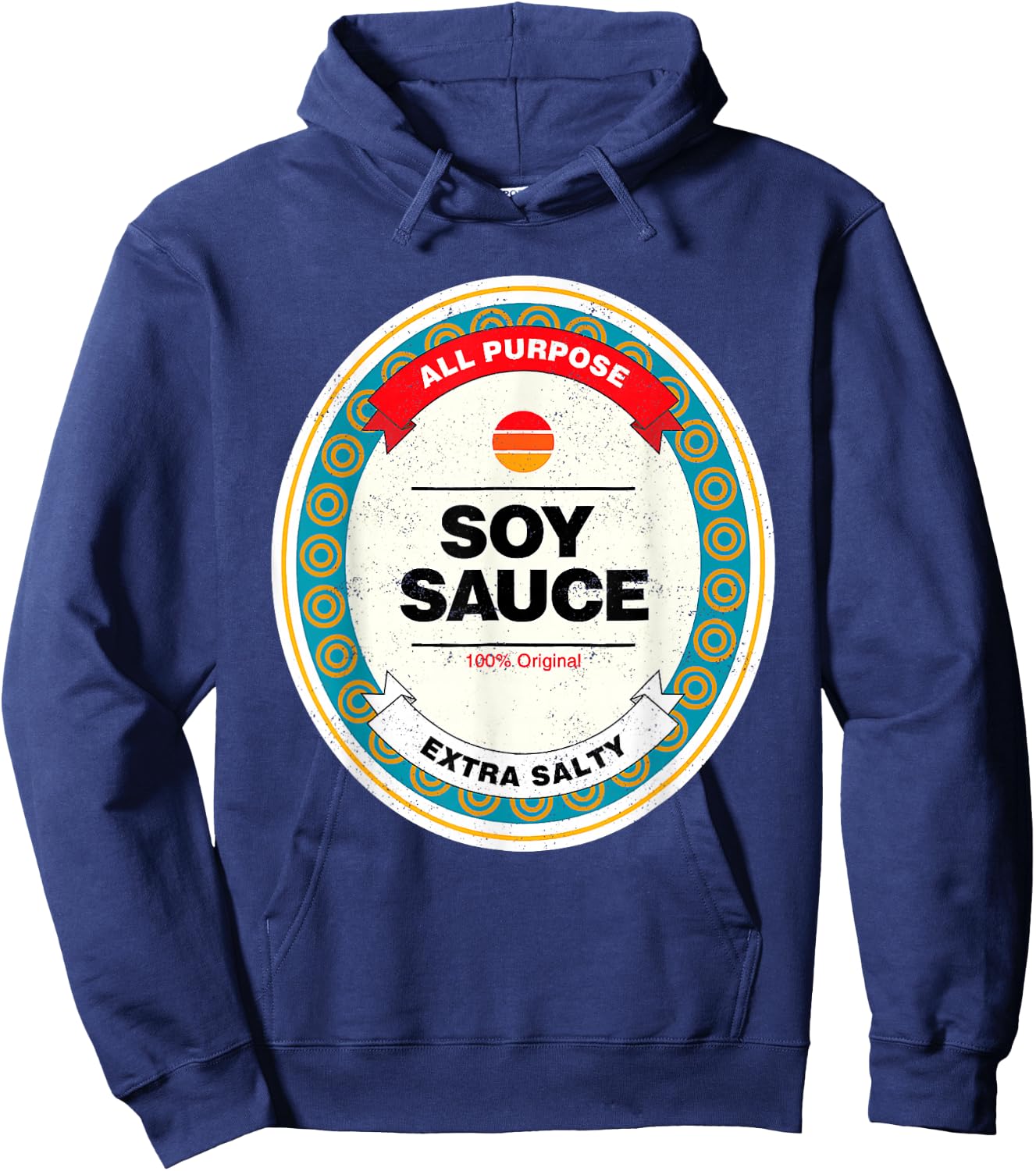 Soy Sauce Easy Halloween Costume Matching Group Couples Hoodie - Hoodie | Navy