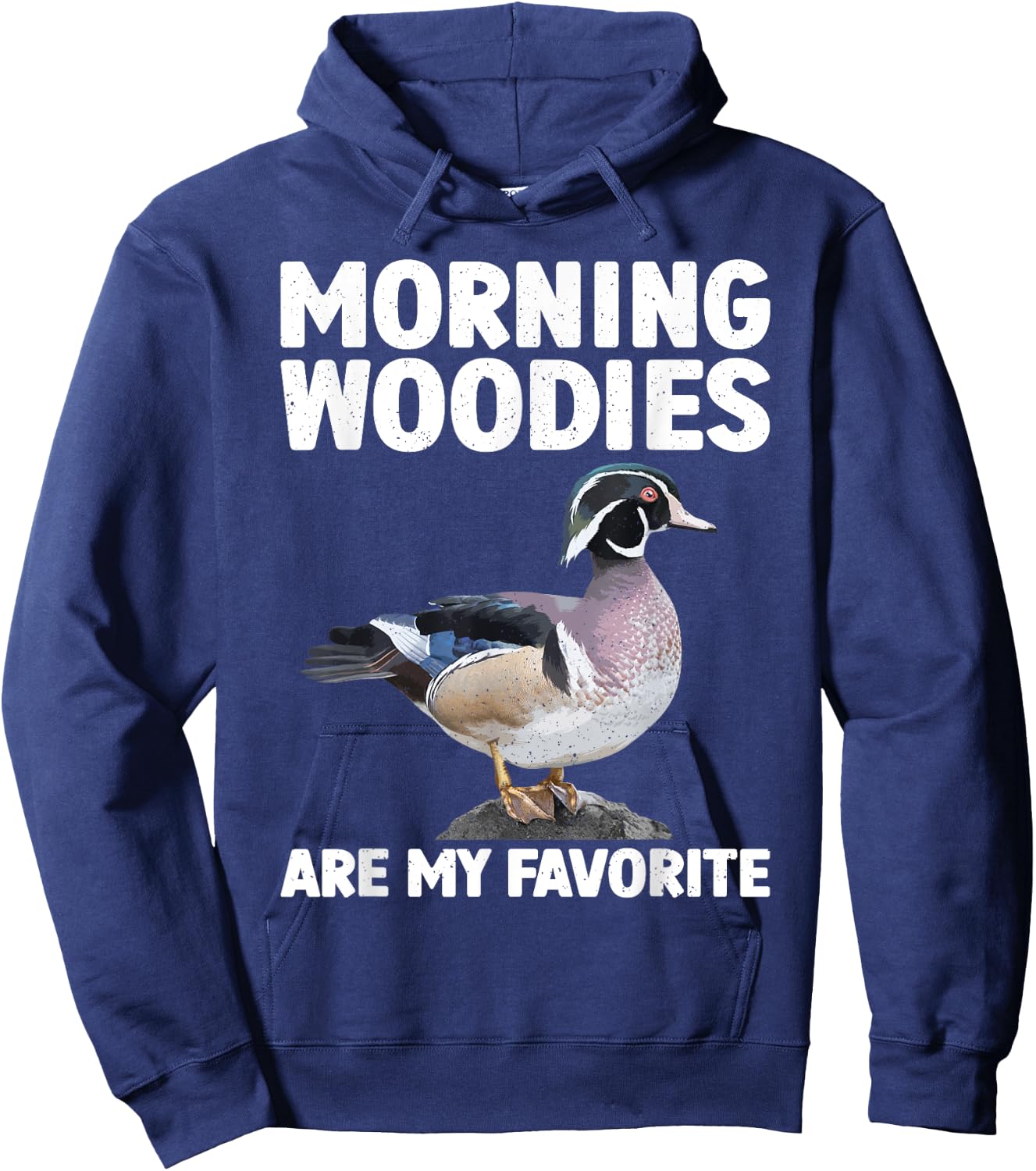 Unique Duck Hunting Art Women Hunter Duck Hunting Hoodie - Hoodie | Navy