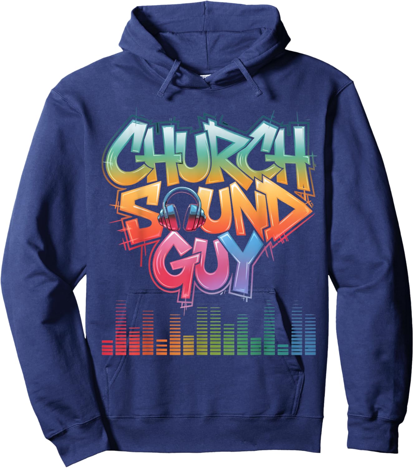 Church Sound Guy Recording Technician Church Sound Engineer Hoodie - Hoodie | Navy