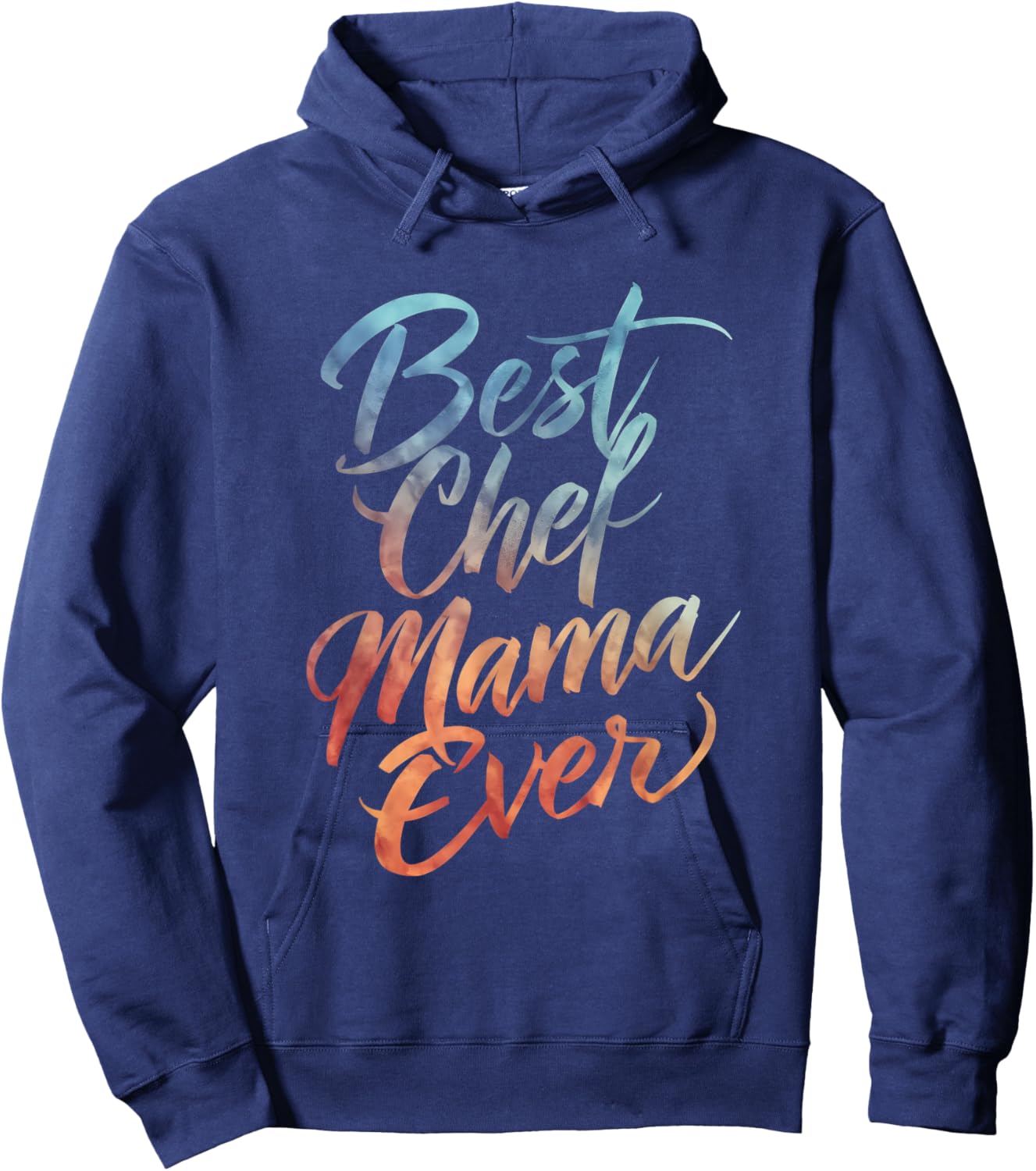 Best Chef Mama Ever - Vintage Chef Cook Lover Mother's Day Hoodie - Hoodie | Navy
