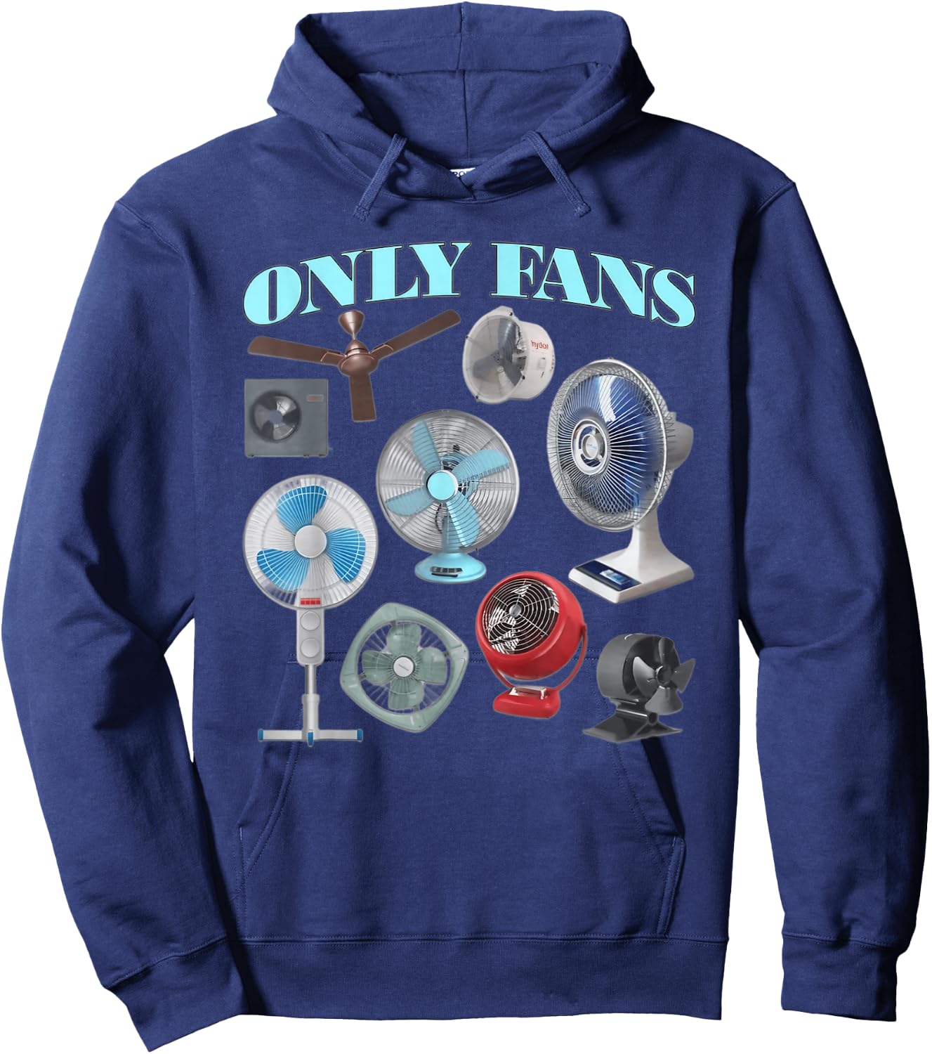Funny Only Fans Joke Only Art Fans Only Fans Joke Hoodie - Hoodie | Navy