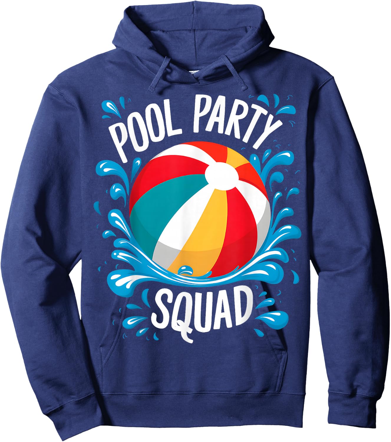 Pool Party Squad Hoodie - Hoodie | Navy