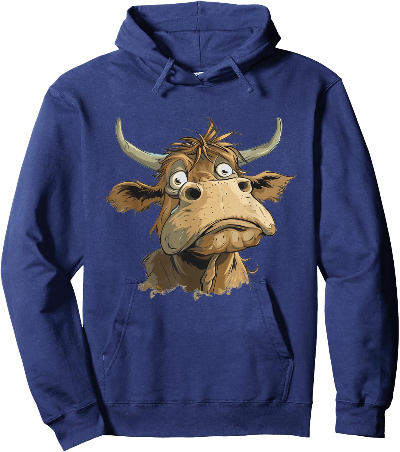 Nice Bullock Costume for pretty Animals and Cattle Lovers Hoodie - Hoodie | Navy