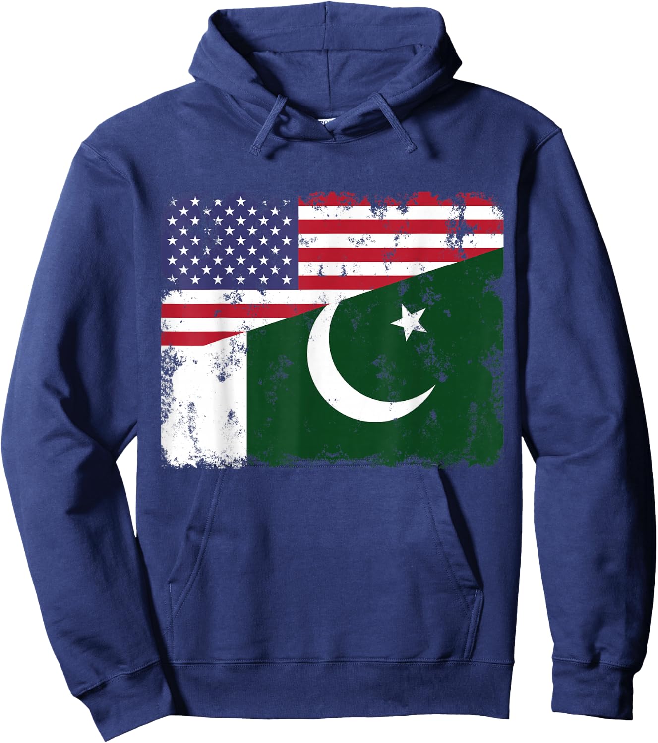 Pakistan Pride Pakistani American Flag Roots Heritage Hoodie - Hoodie | Navy