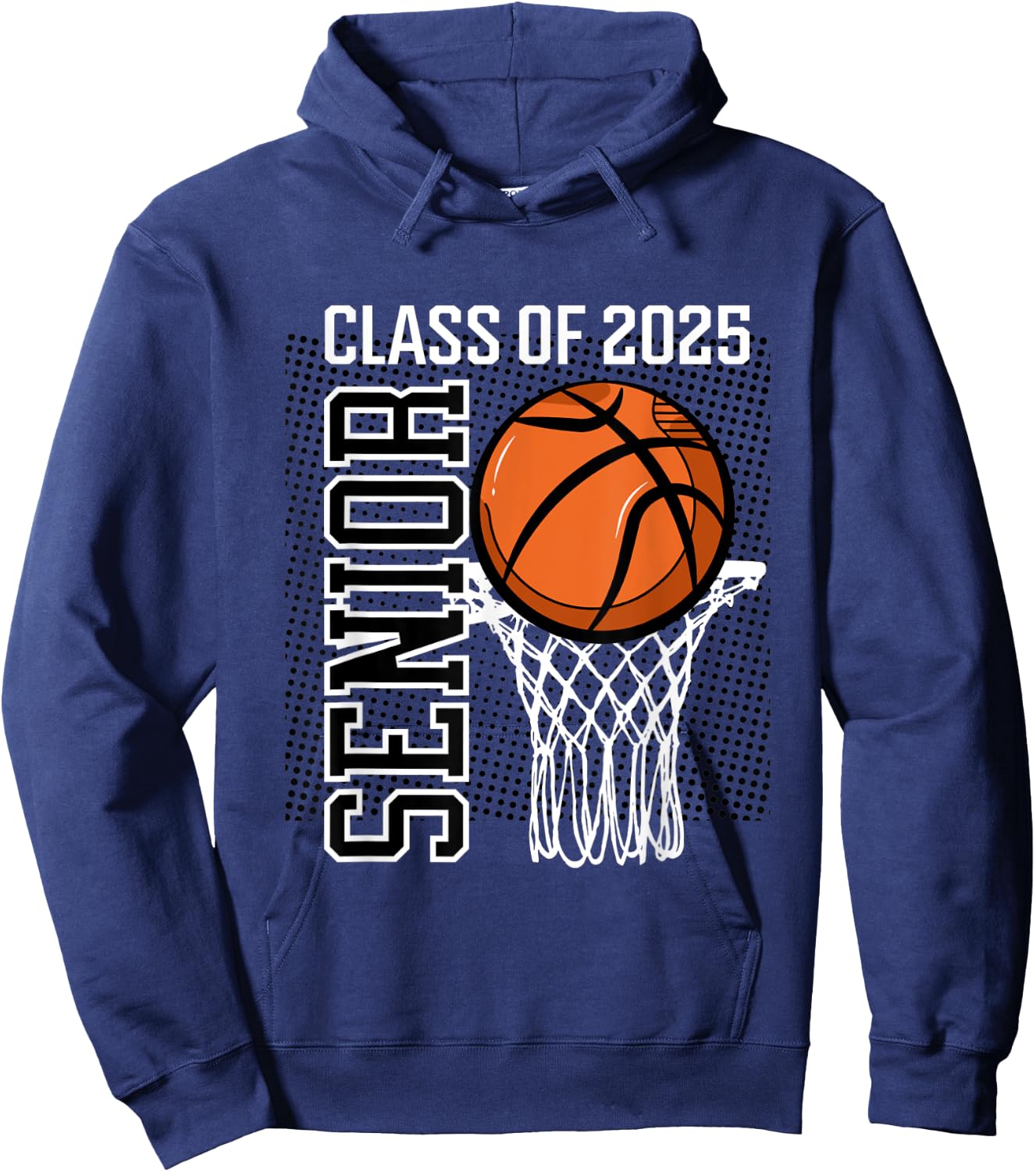 Senior 2025 basketball class of 25 seniors team player Hoodie - Hoodie | Navy