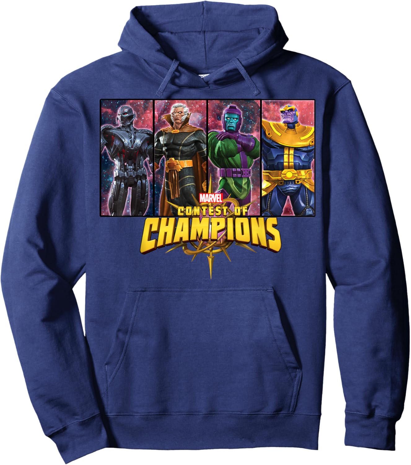 Marvel Contest of Champions Villain Panels Graphic Hoodie - Hoodie | Navy