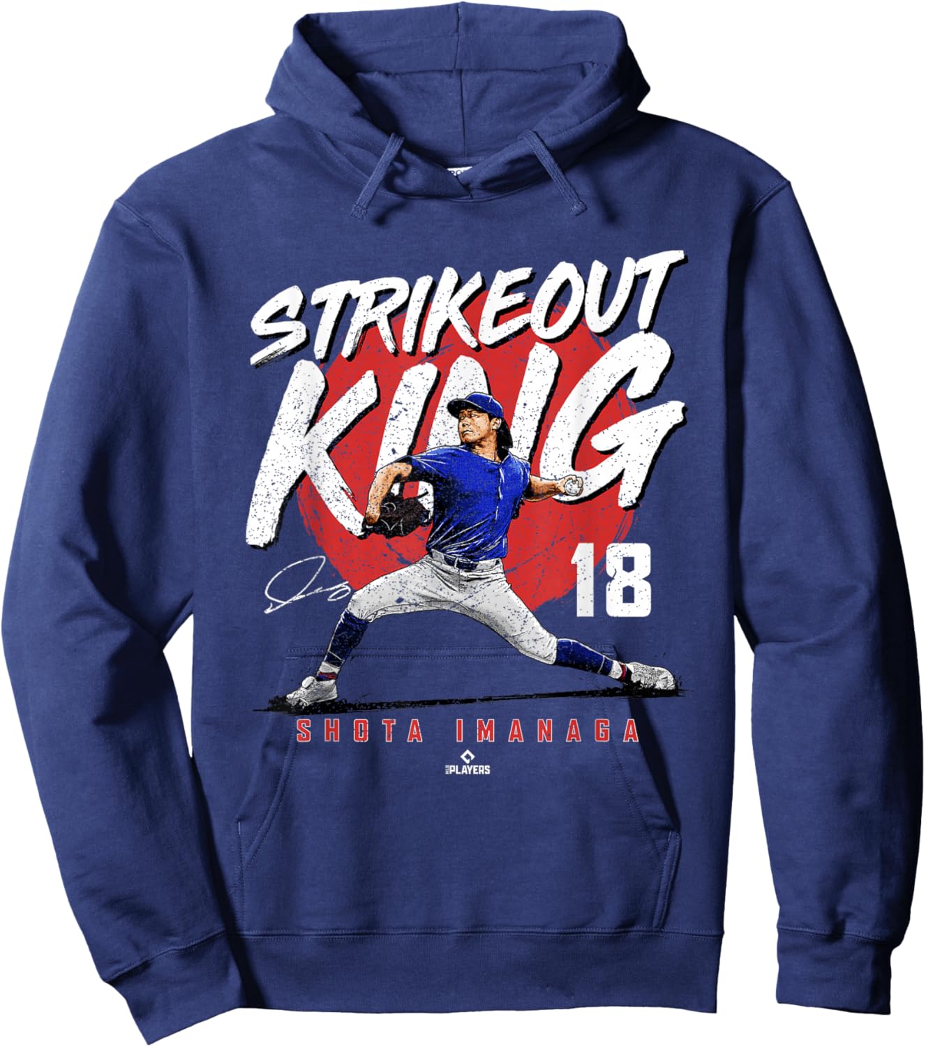 Strikeout King Shota Imanaga Chicago MLBPA Hoodie - Hoodie | Navy