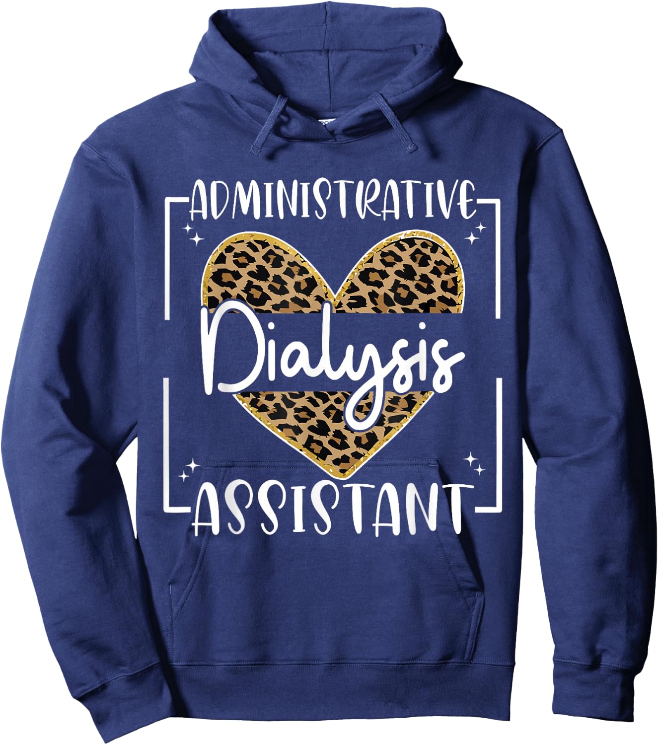 Dialysis Administrative Assistant Nephrology Dialysis Nurse , Small, Black Hoodie - Hoodie | Navy