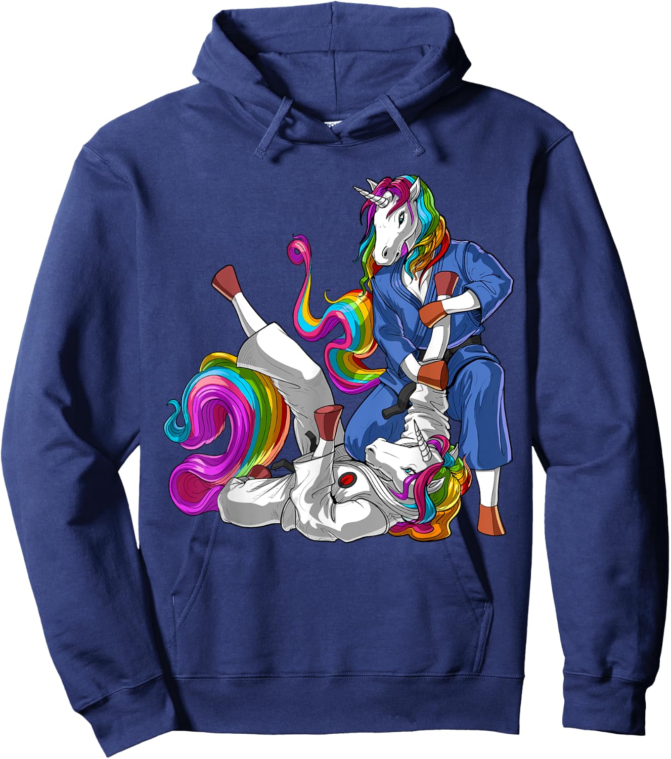 Unicorn Brazilian Jiu-Jitsu Judo BJJ Martial Arts Wrestling Hoodie - Hoodie | Navy