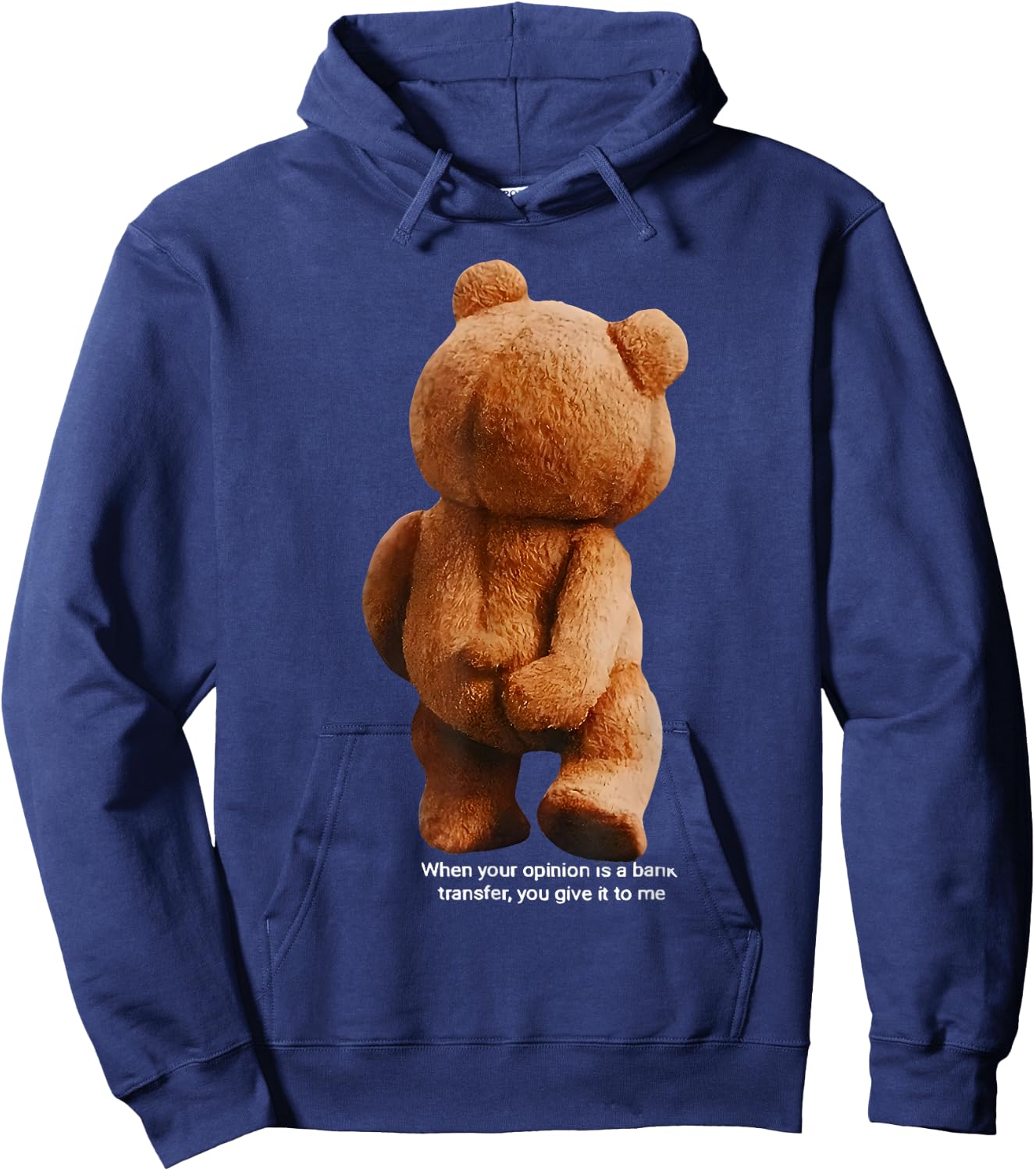 Cute teddy adorable baby bear baby and birthday Teddy Bear Hoodie - Hoodie | Navy