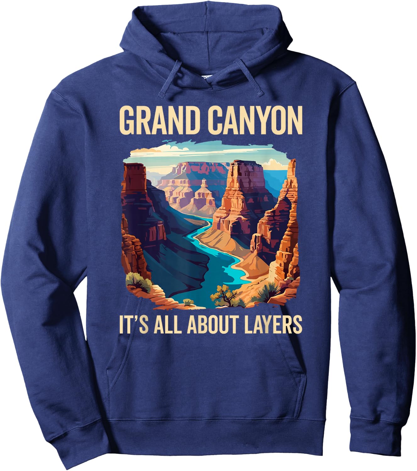Funny Grand Canyon National Park, Geology and Rocks Lover Hoodie - Hoodie | Navy