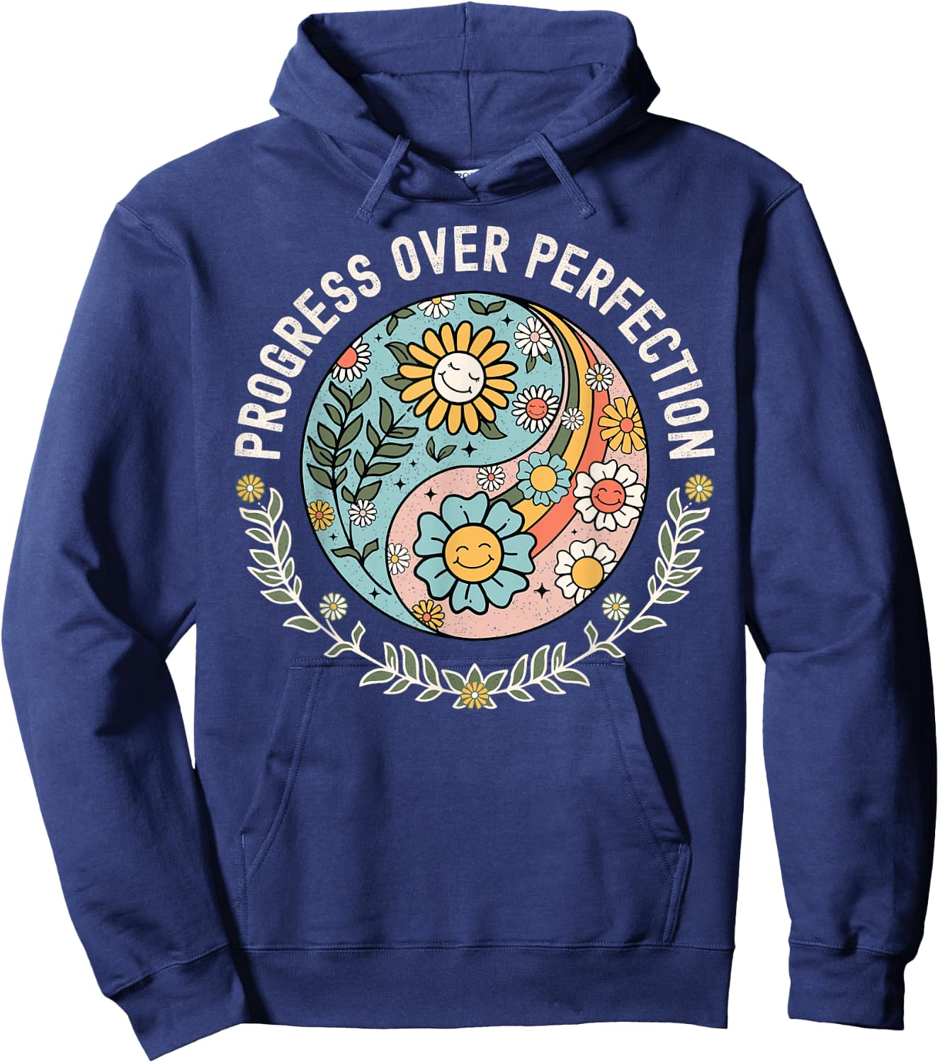Progress Over Perfection Shirt Special Ed Teacher Team SPED Hoodie - Hoodie | Navy