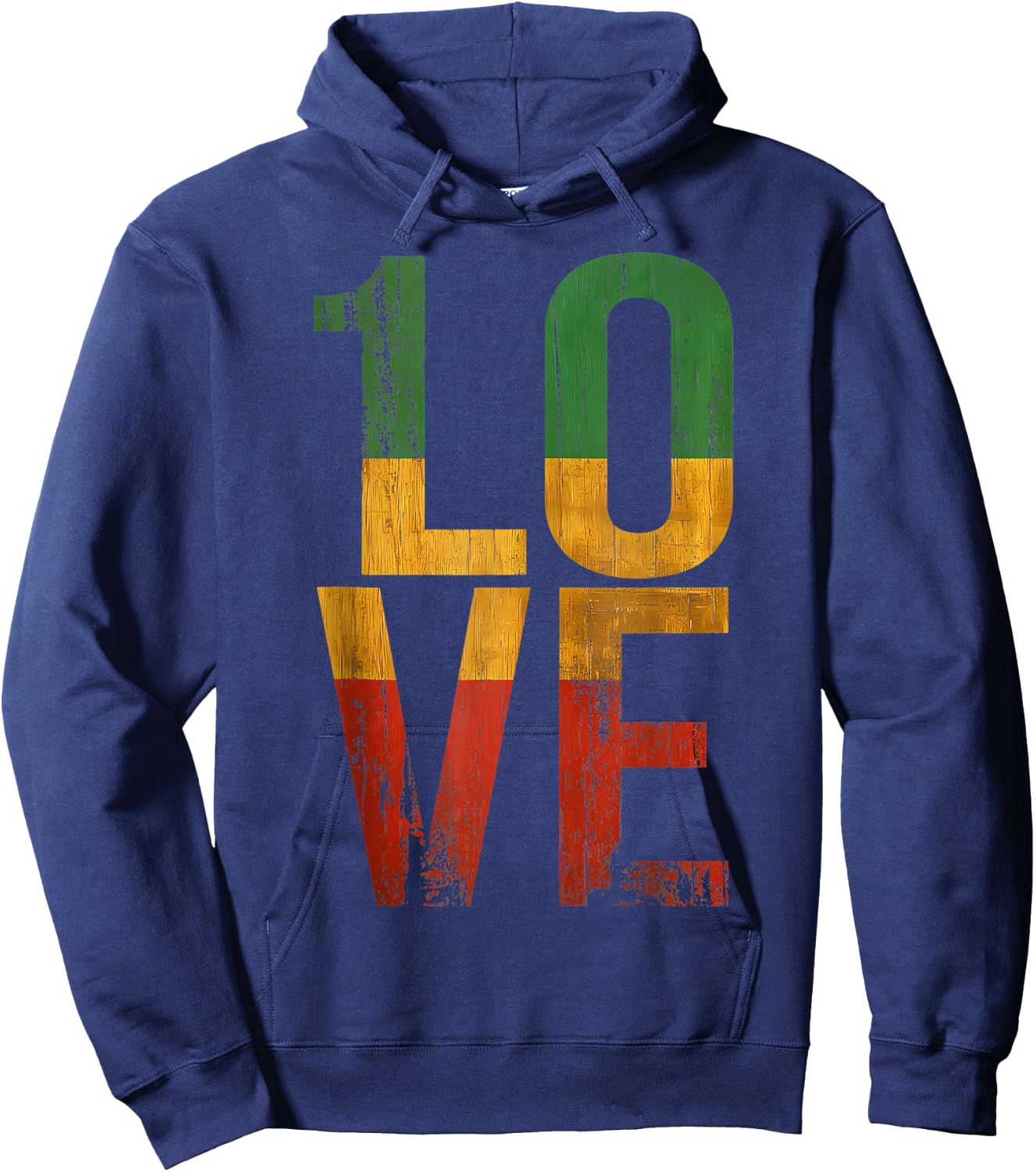 Roots Rock Reggae 1 Love Hoodie - Hoodie | Navy
