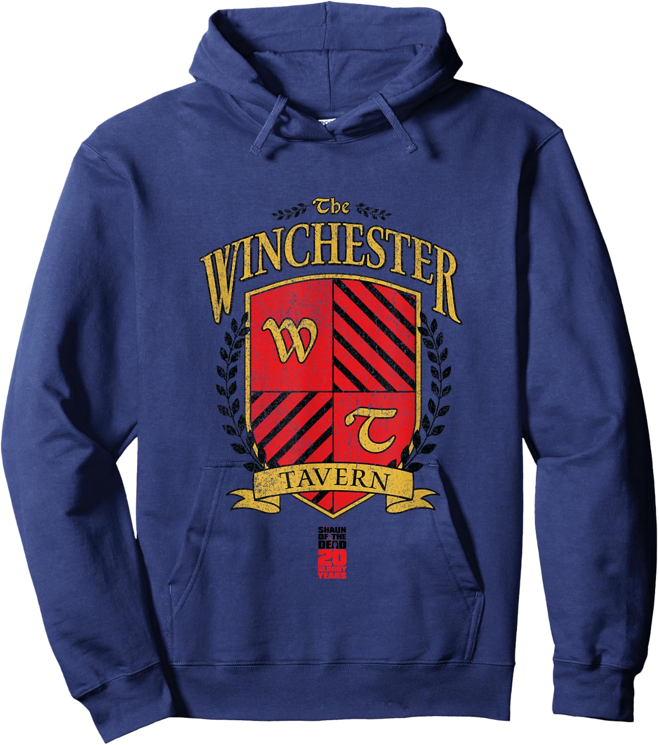 Shaun of The Dead Winchester Tavern Officially Licensed Hoodie - Hoodie | Navy