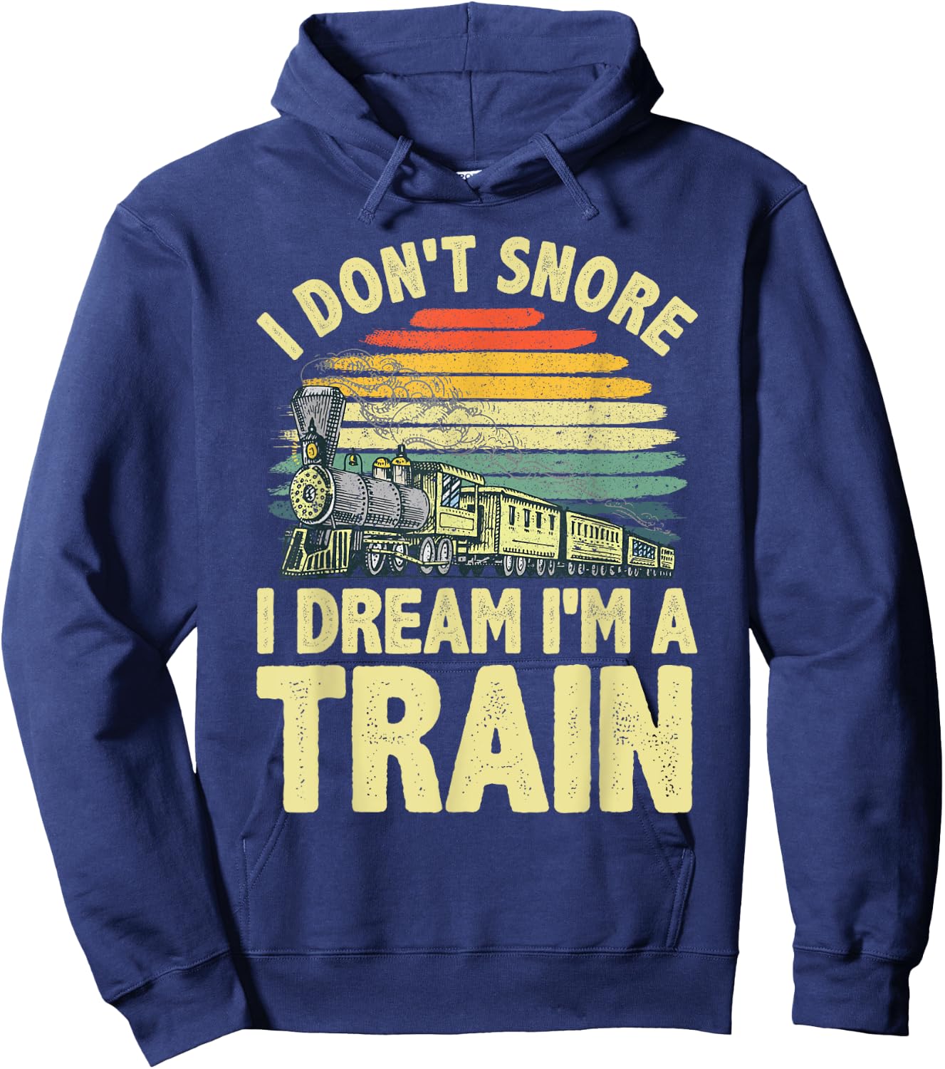 Best Train Boys Steam Locomotive Train Collector Hoodie - Hoodie | Navy