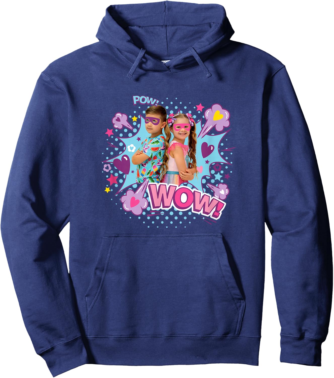 Love Diana and Roma Super Heroes Hoodie - Hoodie | Navy