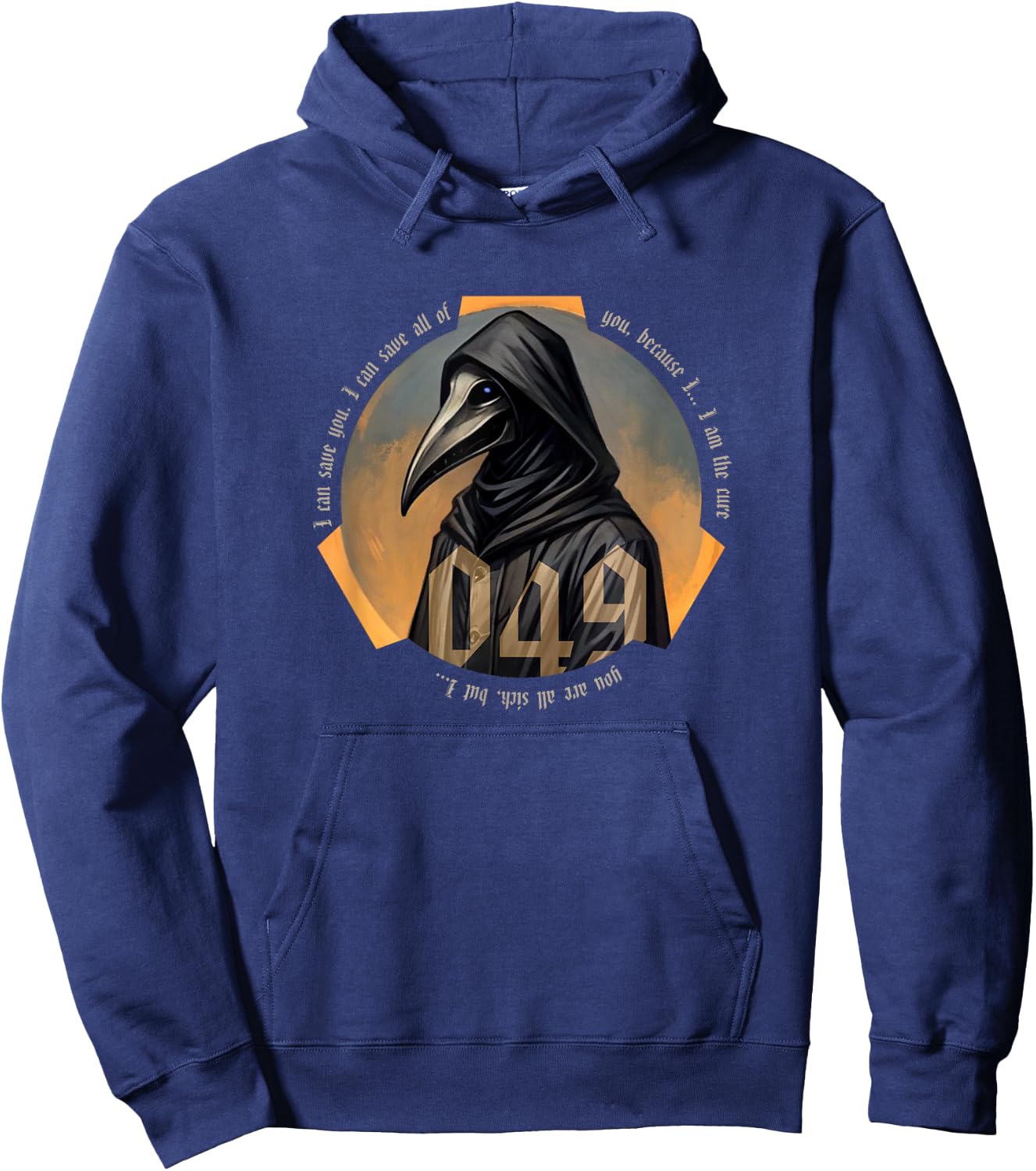SCP-049 Plague Doctor SCP Foundation Cure Kids Adults Hoodie - Hoodie | Navy