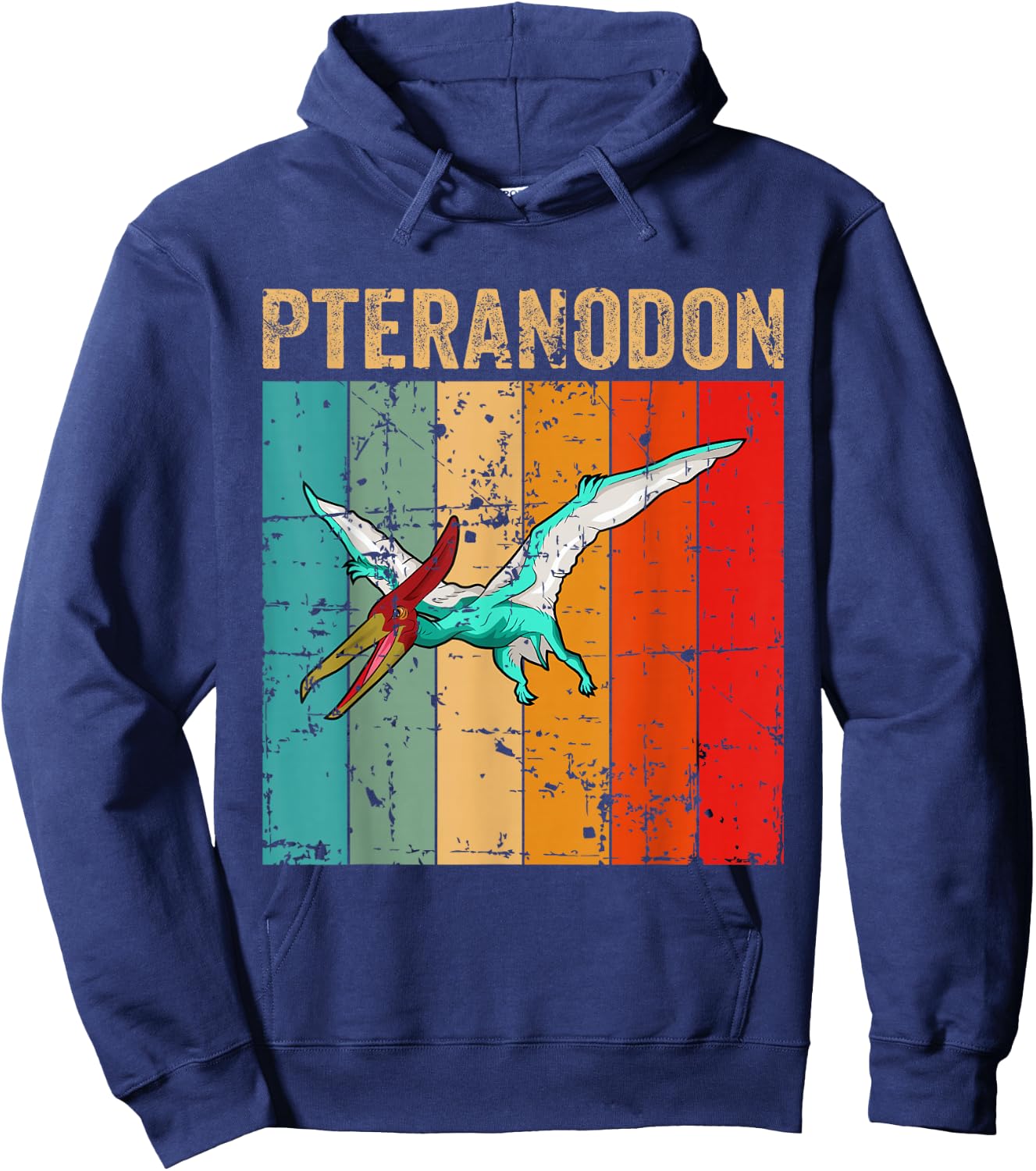 Dino Pteranodon Dinosaur Hoodie - Hoodie | Navy