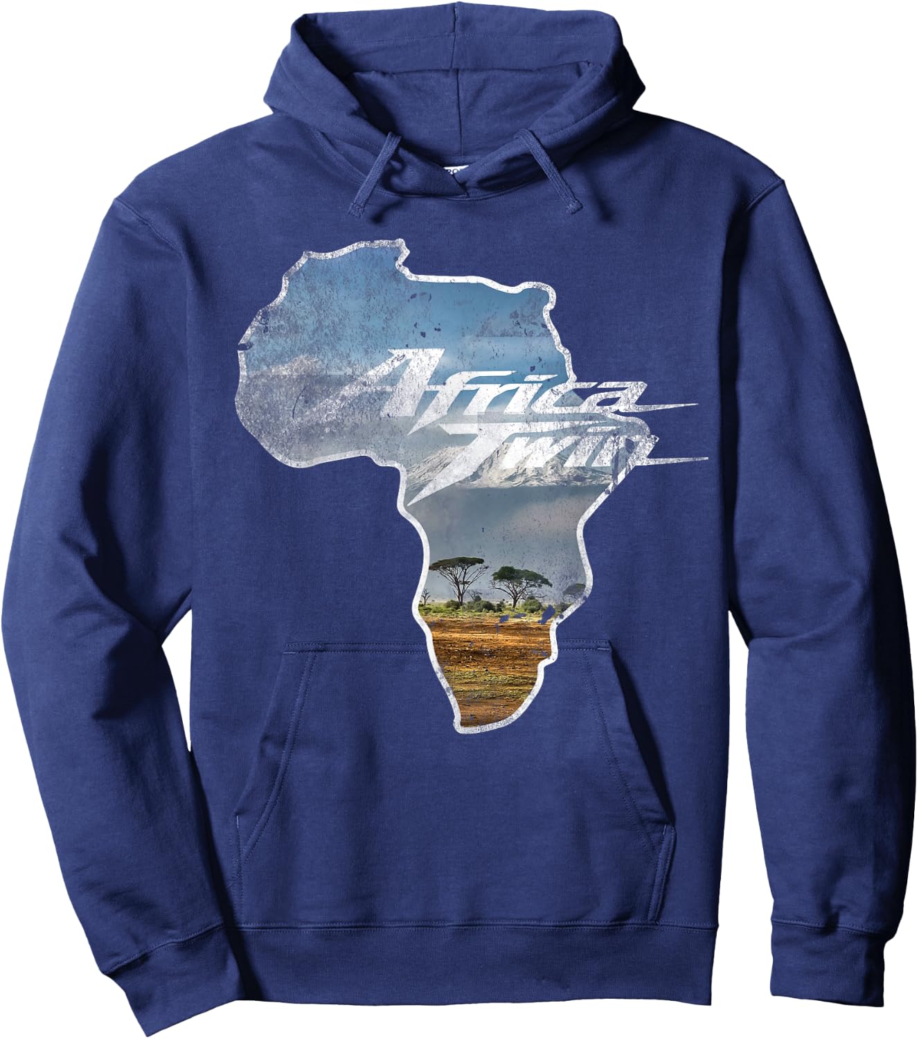 Africa Touring Twin Bike Off-Road & Cross Continent Hoodie - Hoodie | Navy