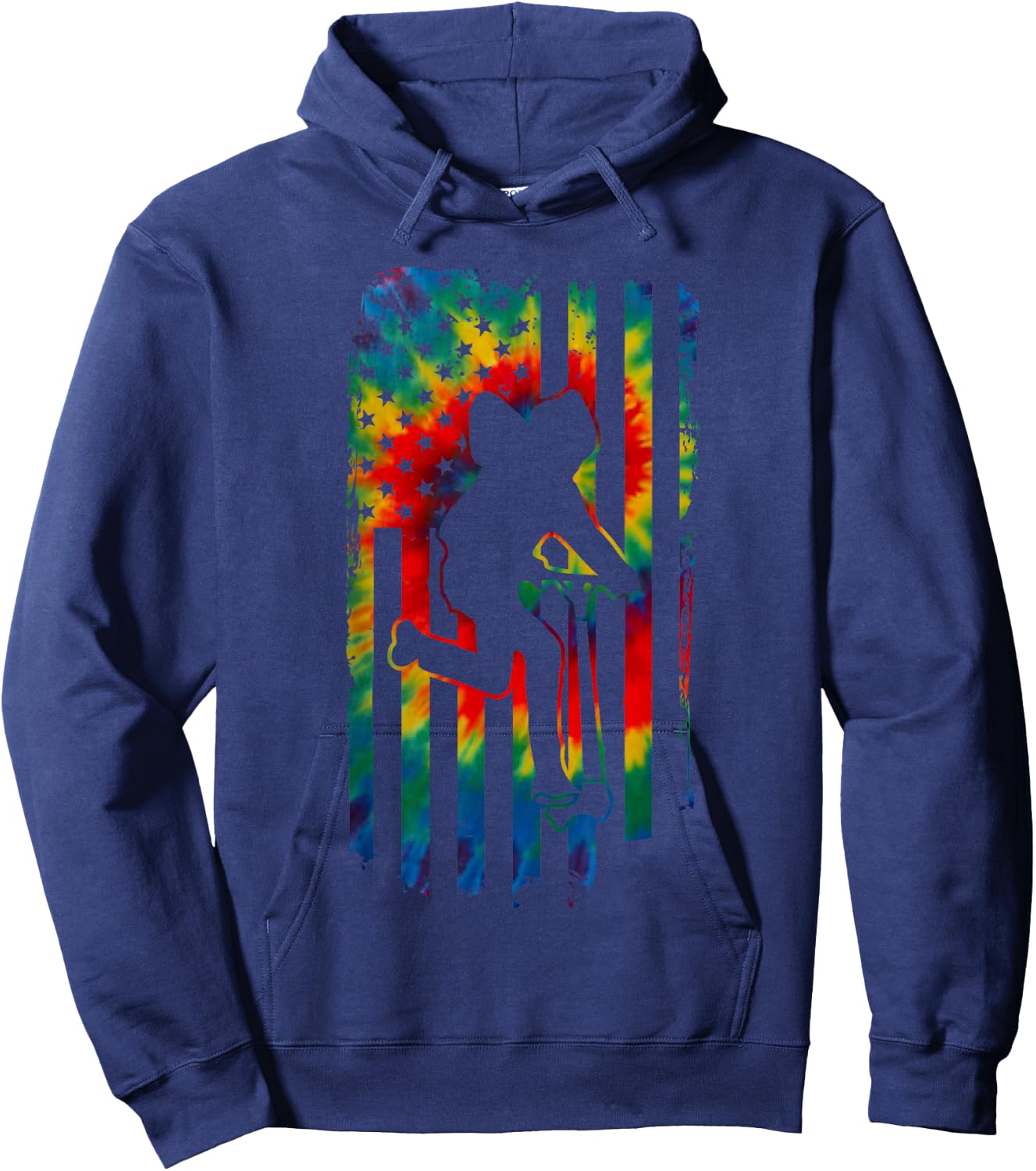 Tie Dye American Stunt Scooter Kick Trick Competition Shirt Hoodie - Hoodie | Navy