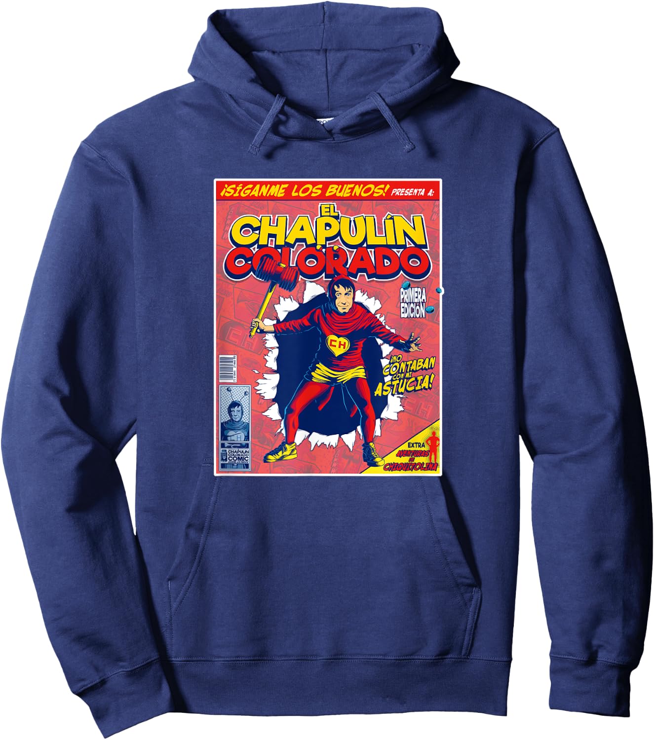 Chapulin Colorado - Fun Desings for Kids, Teen, Women & Men Hoodie - Hoodie | Navy
