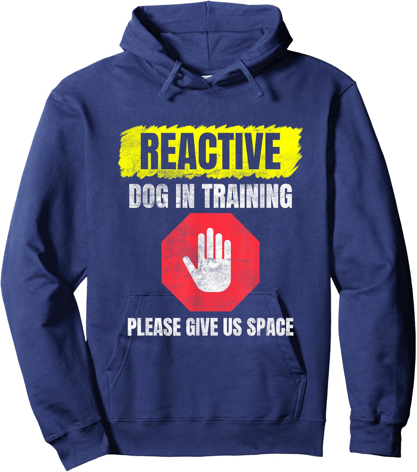 Reactive Dog In Training & Nervous Dog Owners Hoodie - Hoodie | Navy