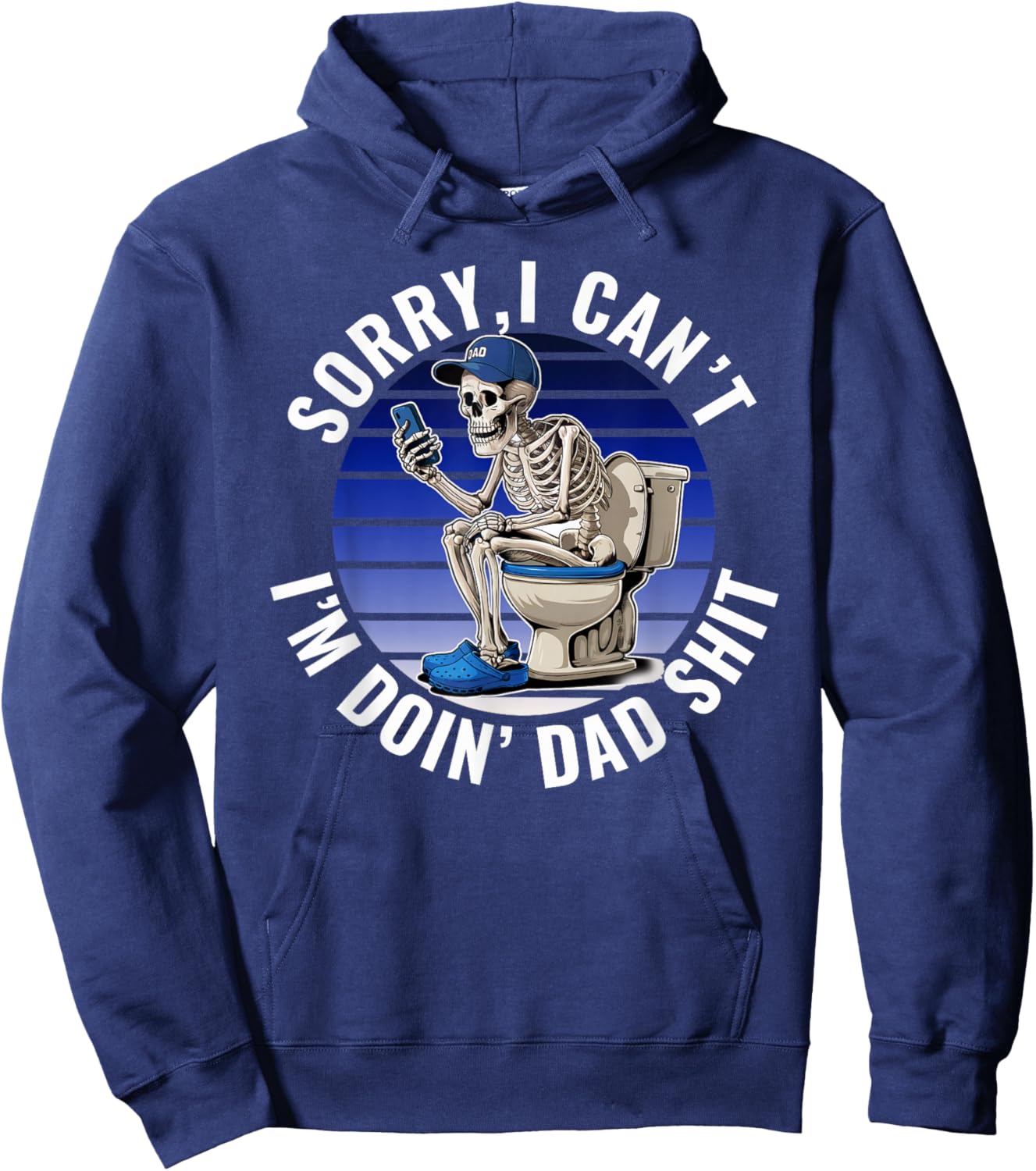 Doin Dad Shit Father Must Have Essential Hoodie - Hoodie | Navy