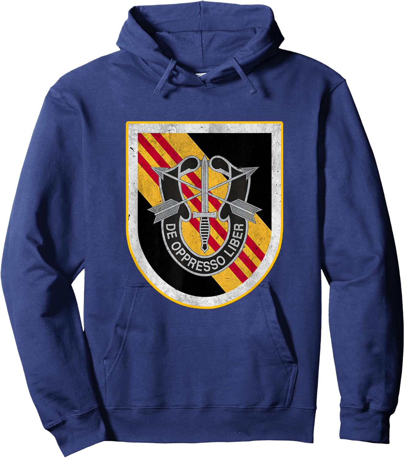 5th Special Forces Group Airborne De Oppresso Liber Veteran Hoodie - Hoodie | Navy