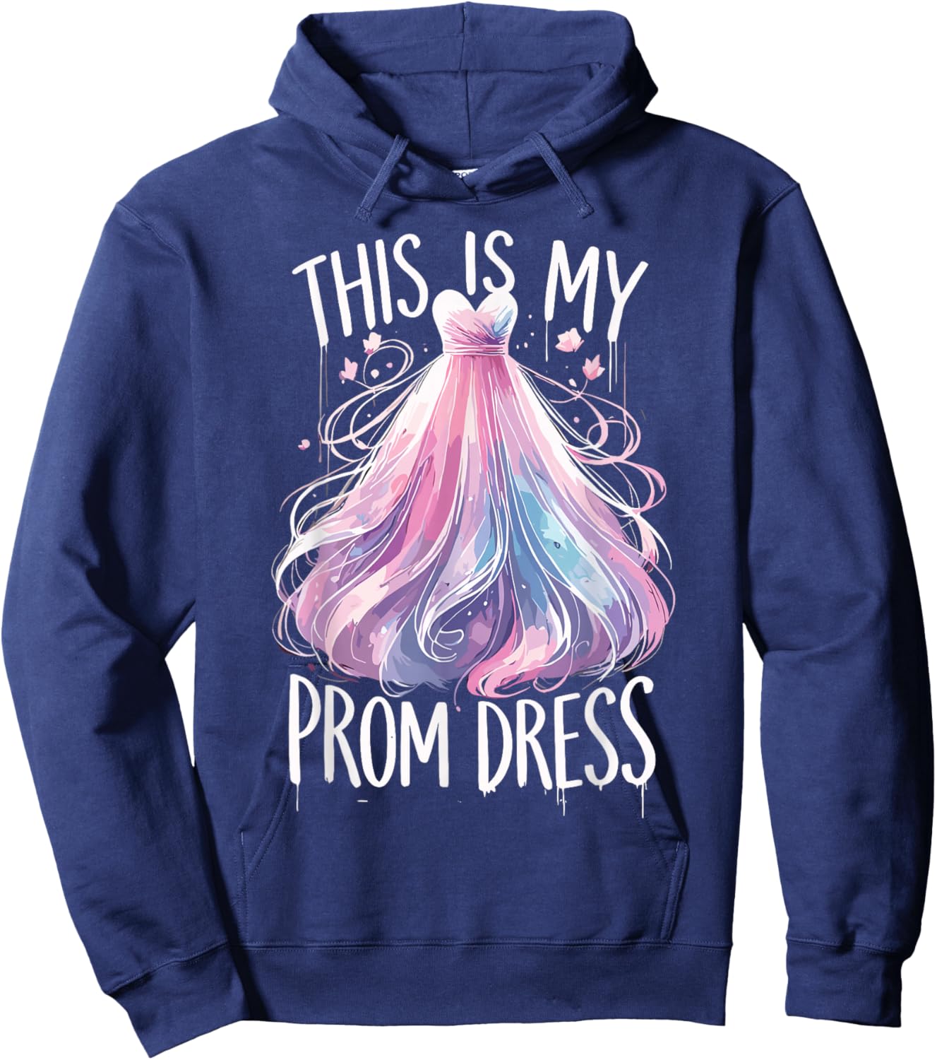 This Is My Prom Dress Funny Prom Promenade Hoodie - Hoodie | Navy