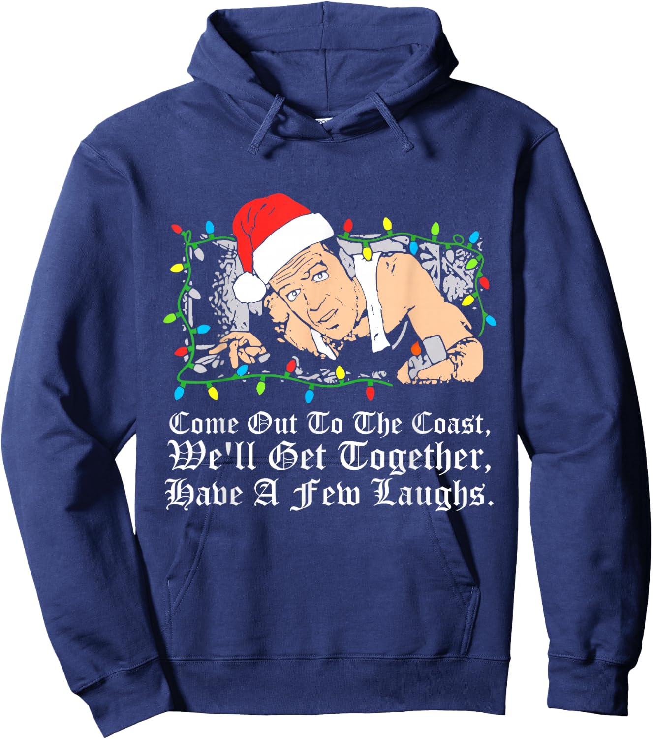 Come Out To The Coast, We'll Get Together Design Hoodie - Hoodie | Navy